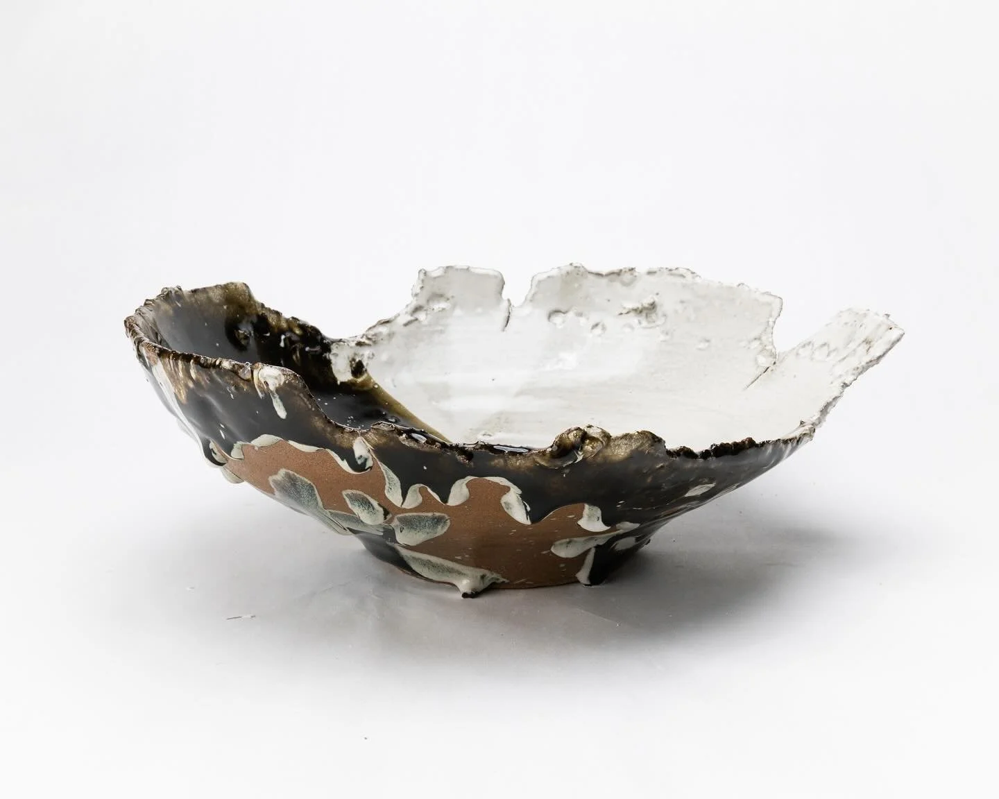 .
Description: Deconstructed Platter, Reduction Fired 
Dimension(s): 14&rdquo; width x 6&rdquo; height 
Creation date: March, 2025

#ceramic #ceramics #ceramicglaze #moonjar #ceramicjar #clayjars #ceramicsculpture #ceramicsofinstagram #ceramicartist 