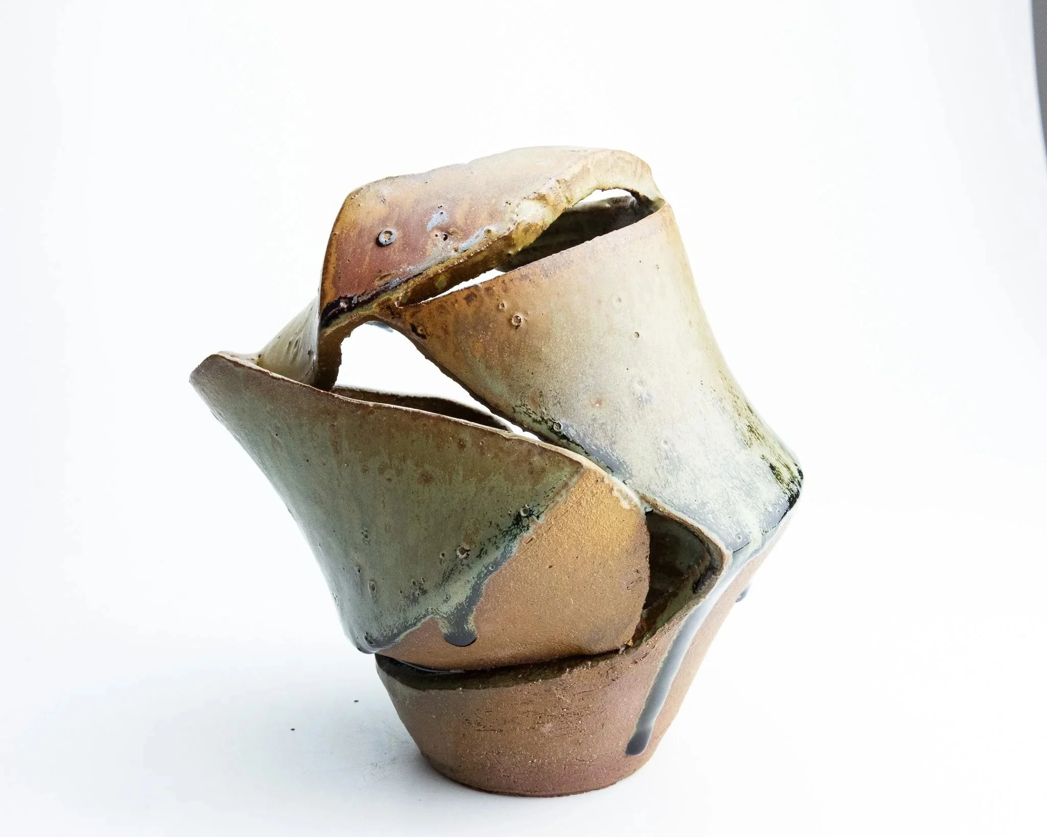 Reconstructed Vessel, Red Stoneware, Cone 8 Oxidation - 150$