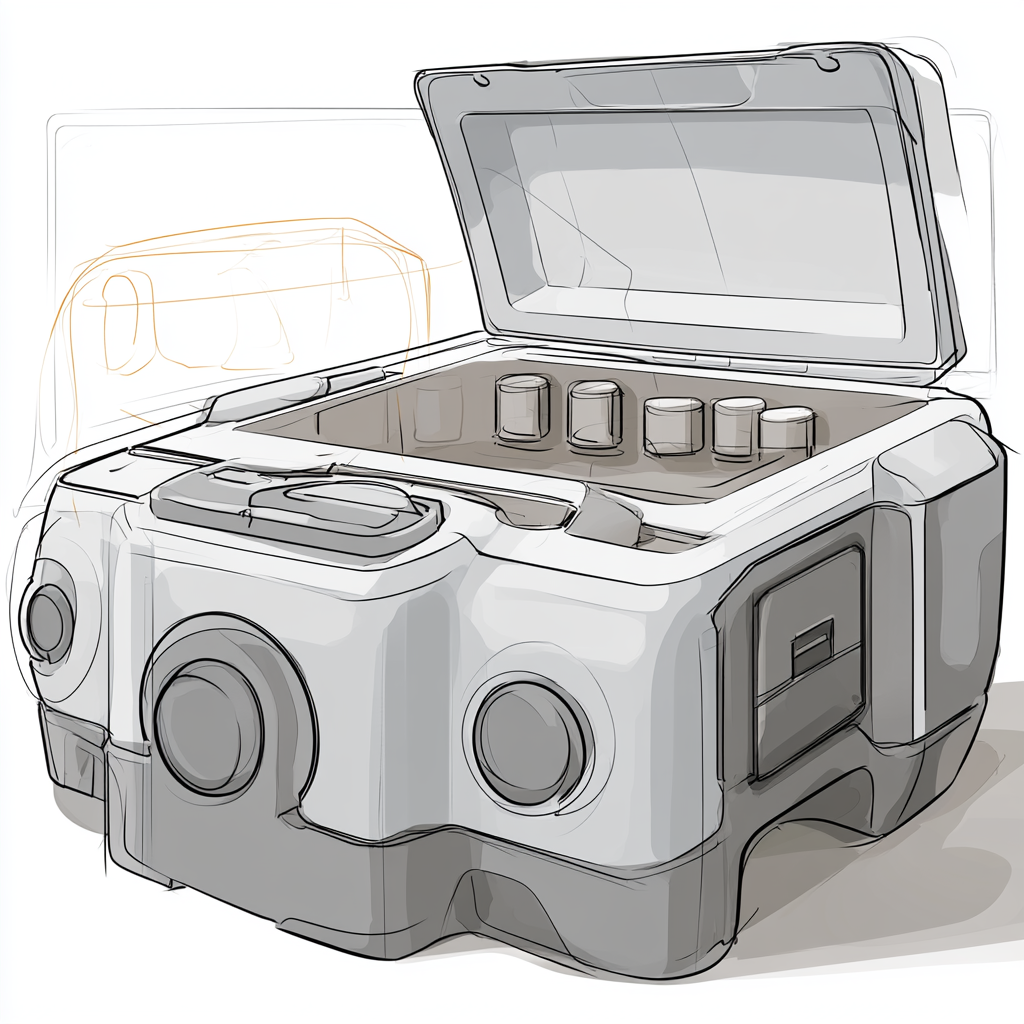 An electronic device that has been designed with ease of assembly in mind.