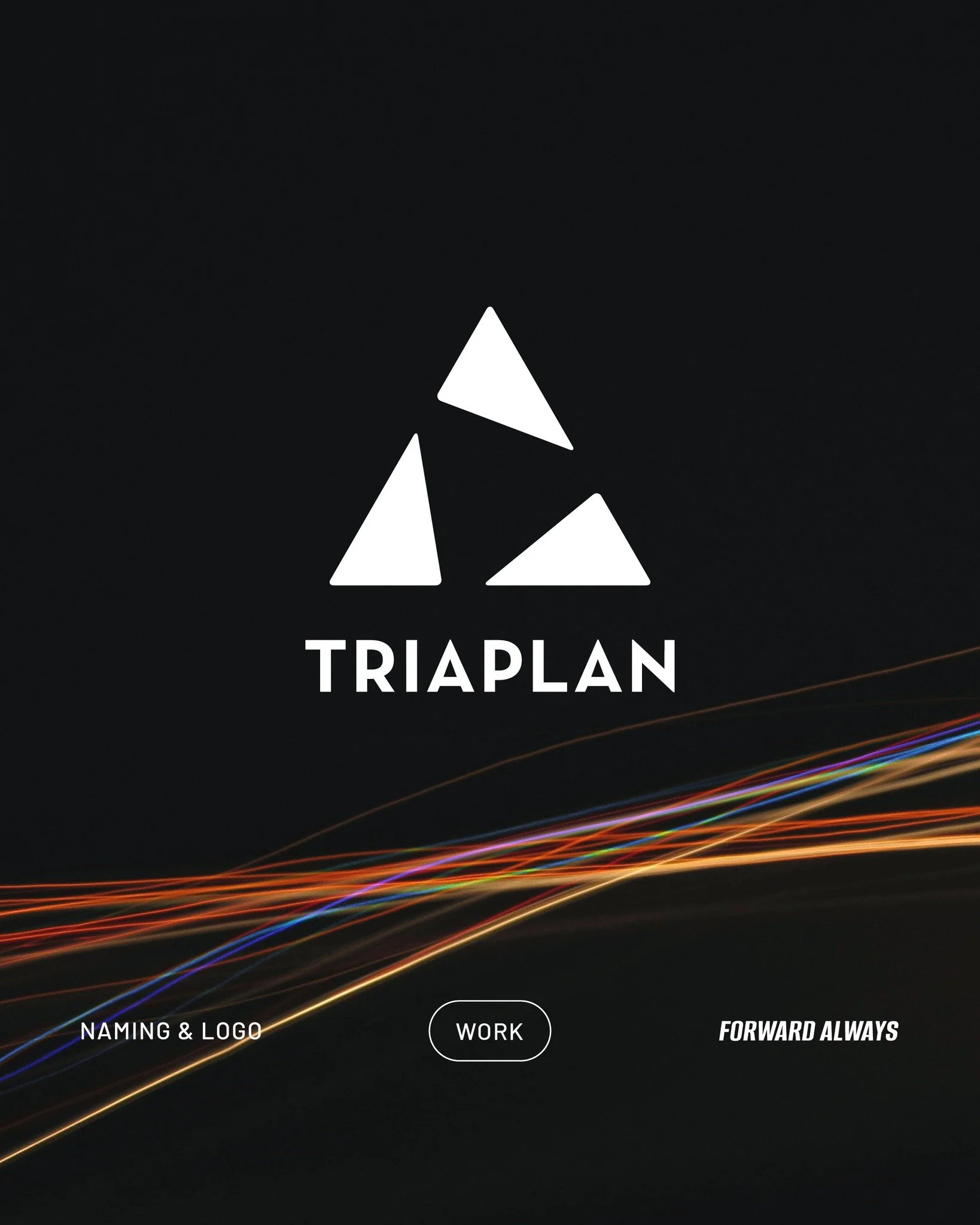 Creating an Icon ▲ &ndash; We developed the #name and #logo for Triaplan, a Swiss company specialising in electrical, door and security planning.

The name "Tri" represents the three service pillars, the location of the company in Trimmis, 