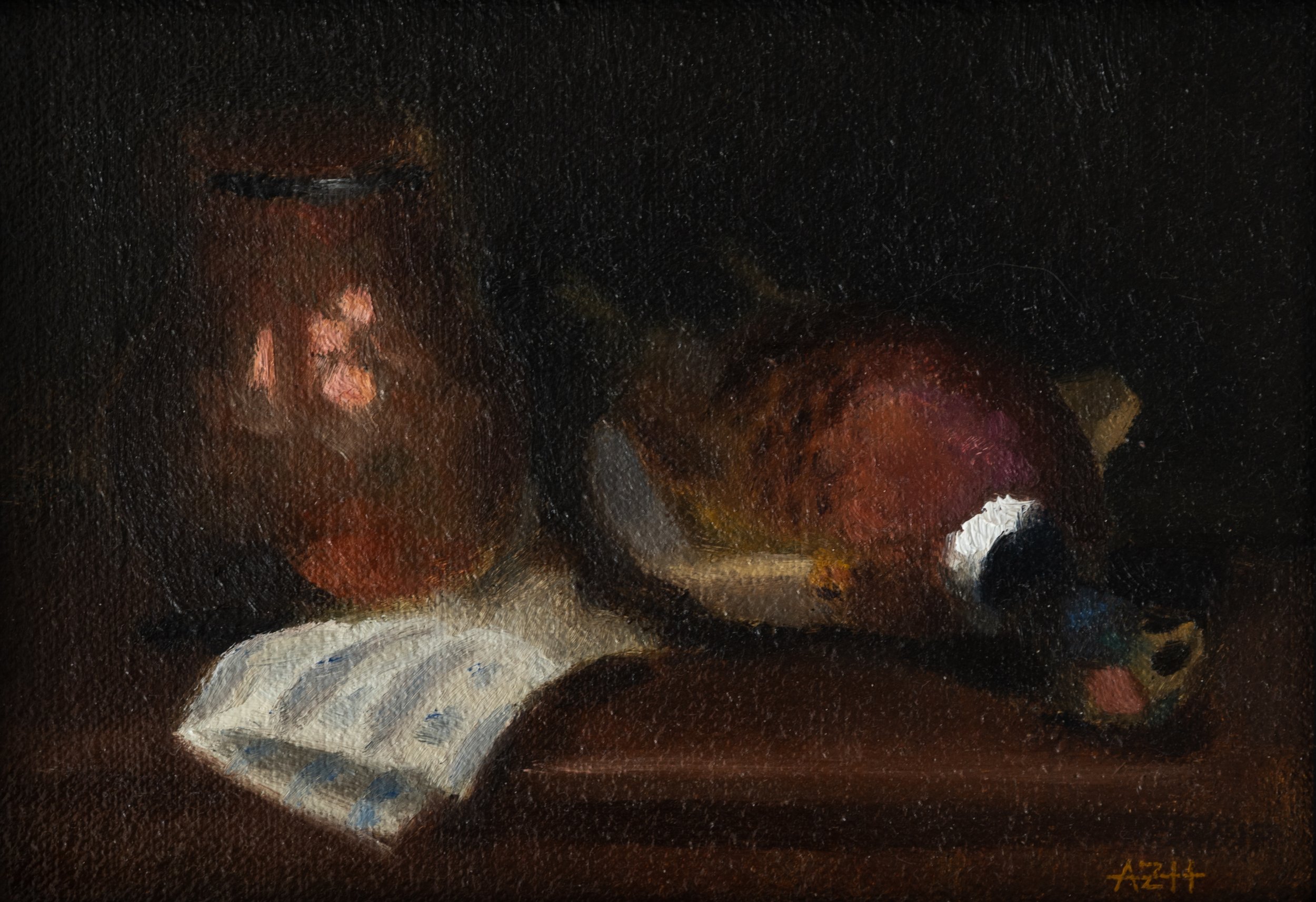 'Pheasant and Copper (Study)', 2025, Oil on linen