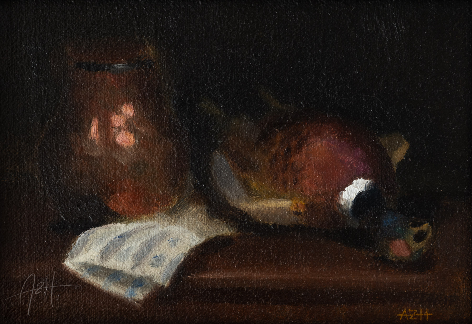 'Pheasant and Copper (Study)', 2025, Oil on linen