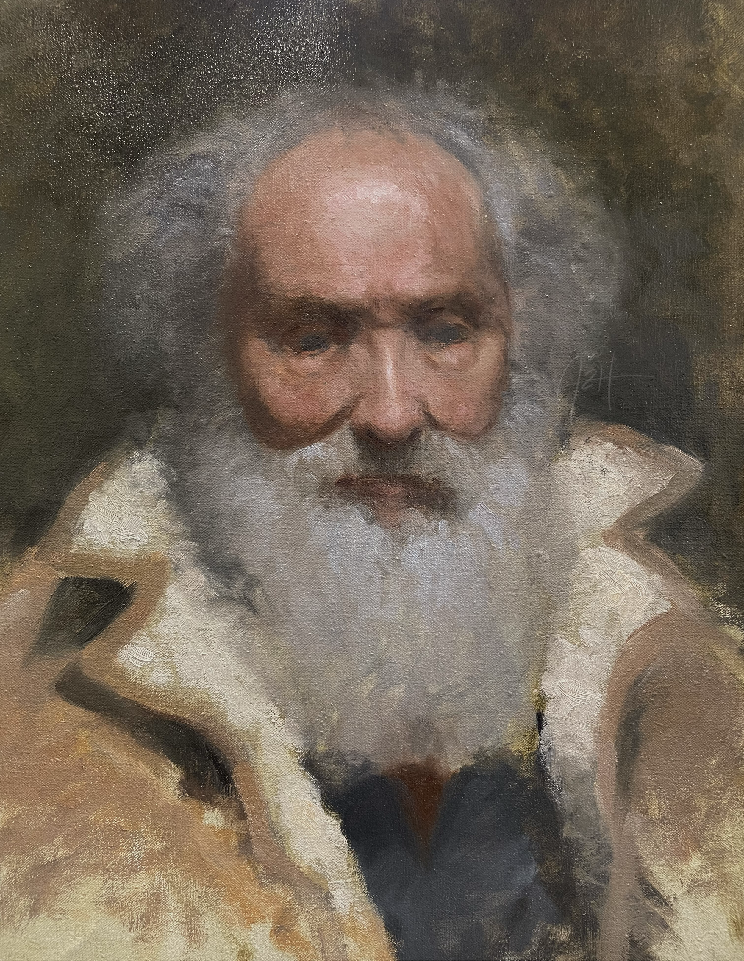 'Portrait Study of Tommy', 2026, Oil on linen