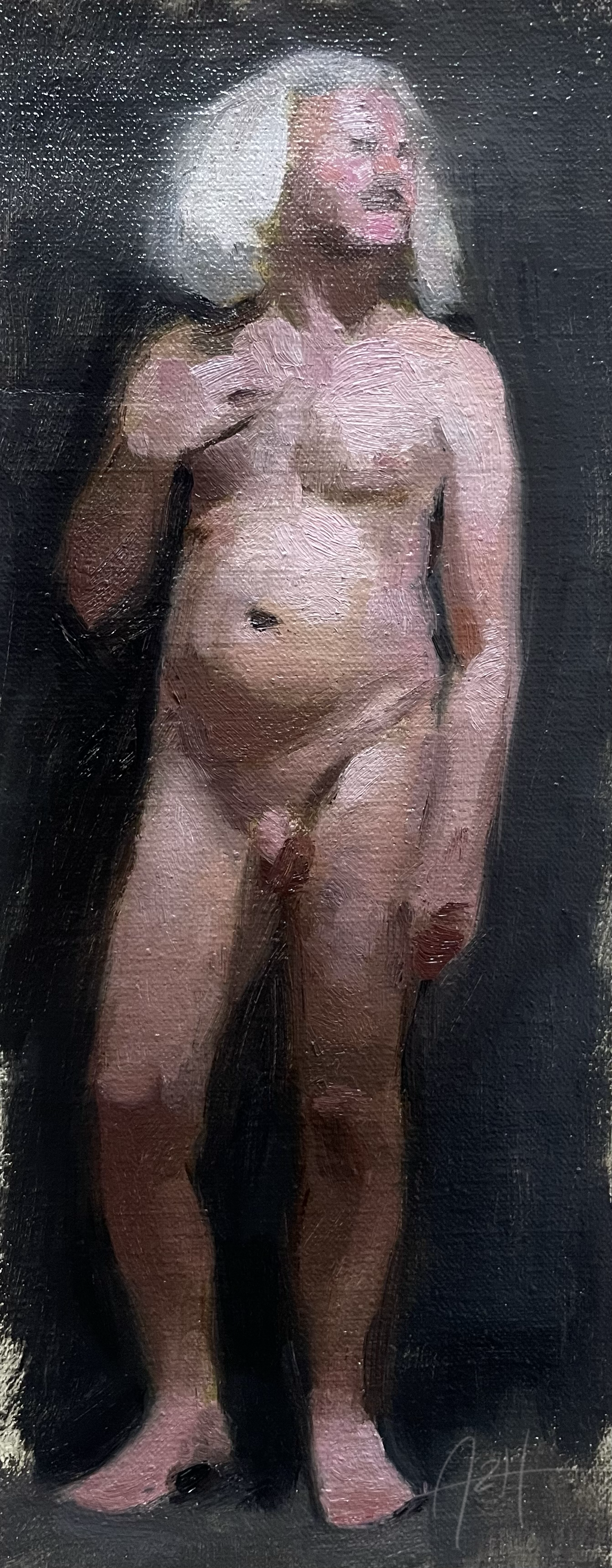 'Andreas (Study)', 2026, Oil on linen