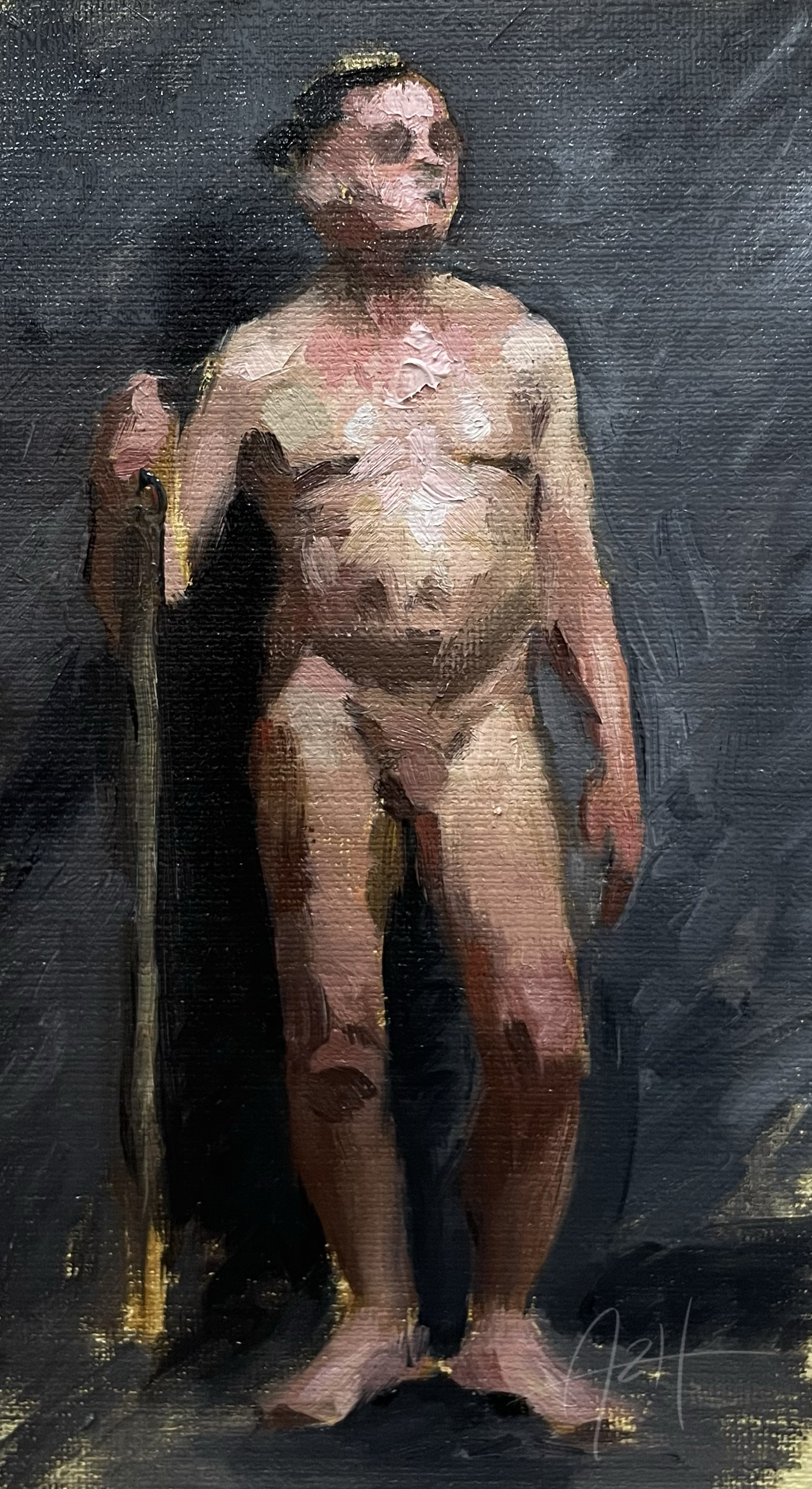 'Lazze (Study)', 2026, Oil on linen