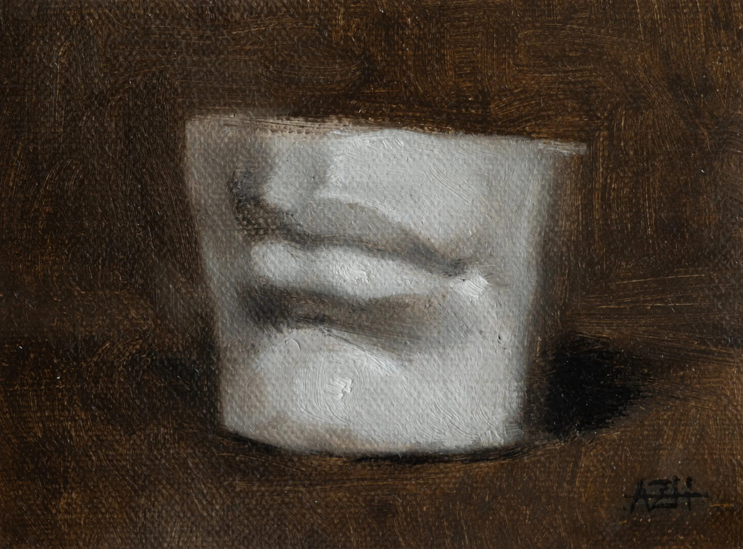 Untitled (Cast ii study), 2024, Oil on linen