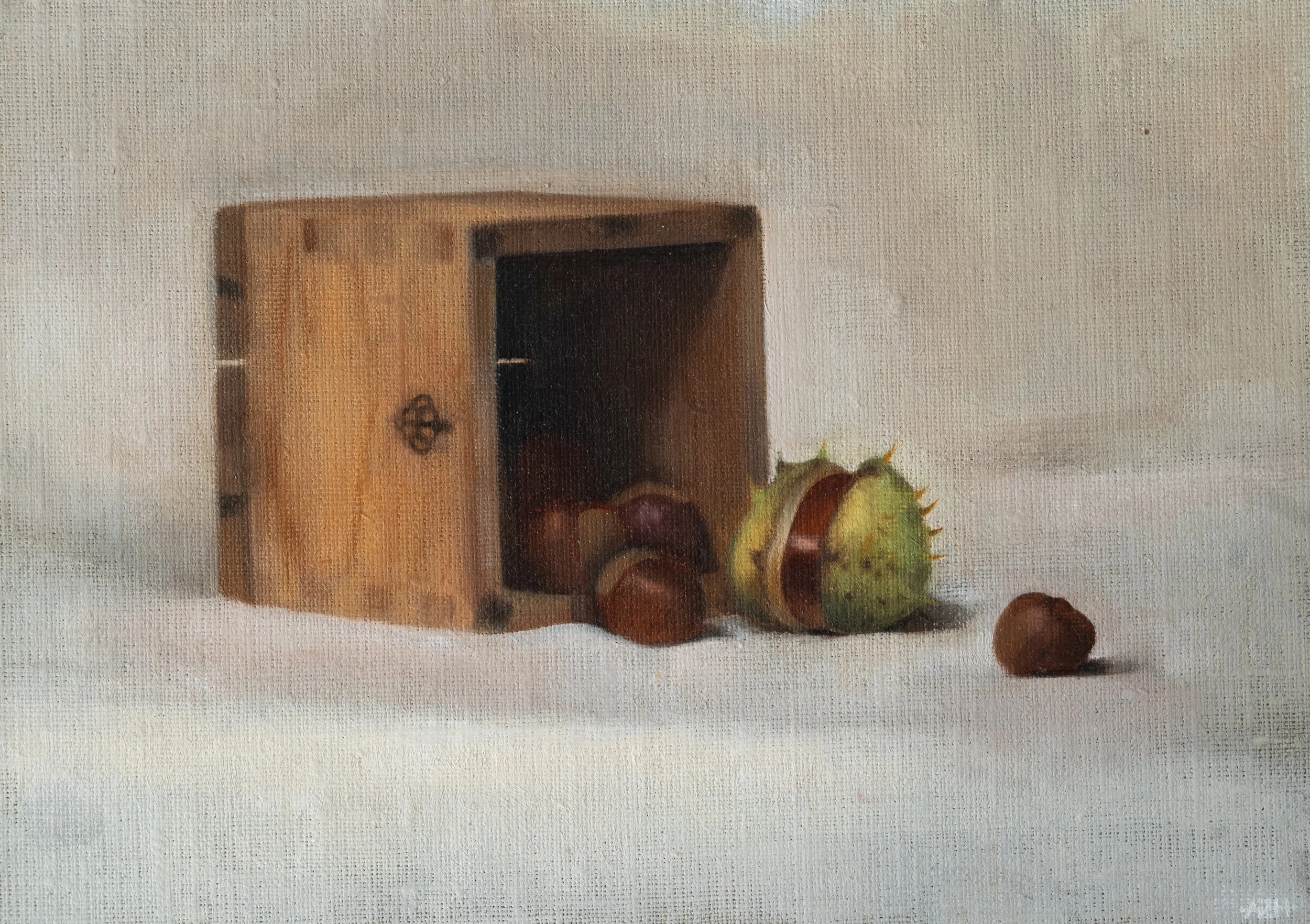 'Chestnuts', 2024, Oil on linen