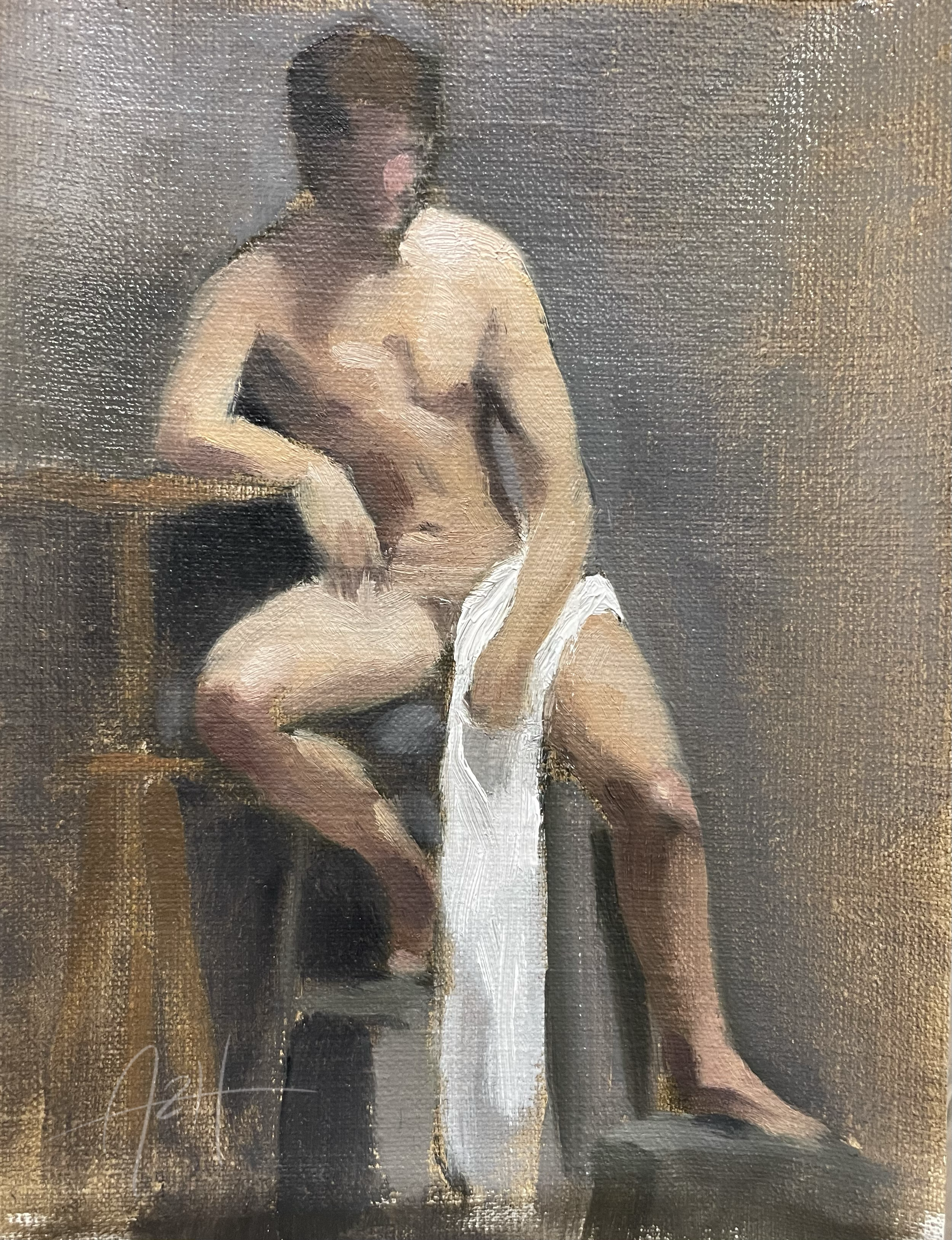 Untitled (Adam color study i), 2024, Oil on linen