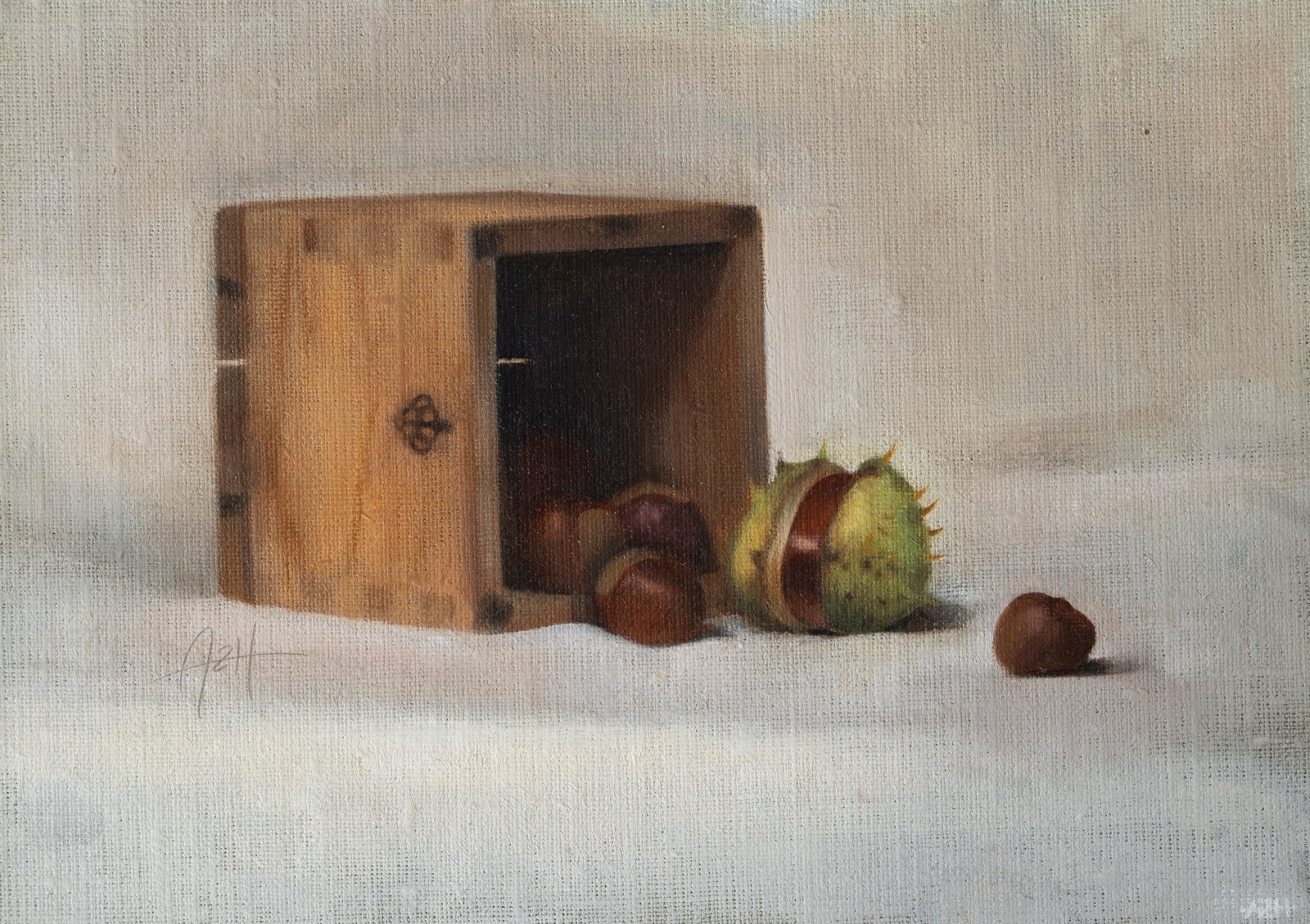 'Chestnuts', 2024, Oil on linen