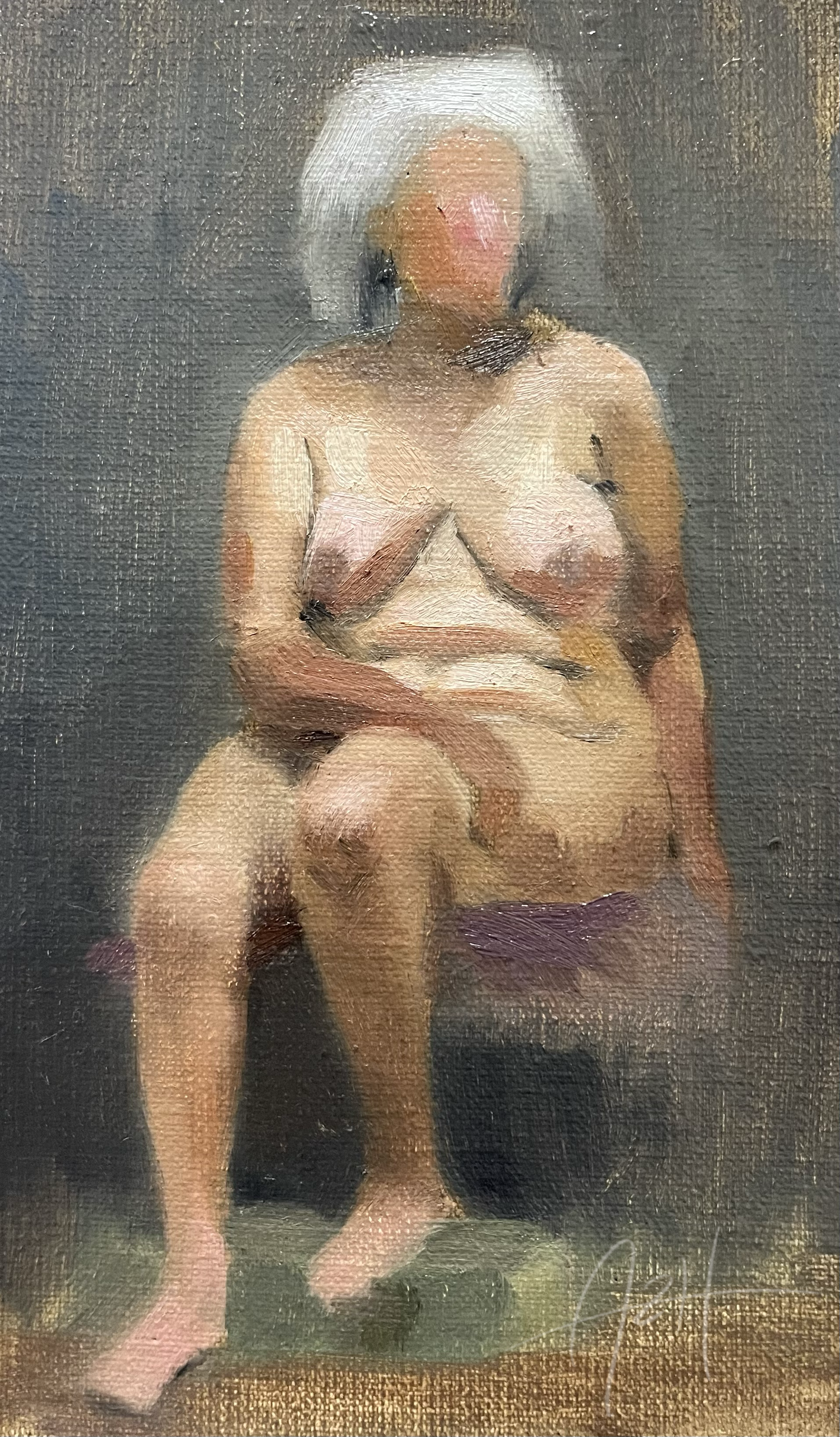 Untitled (Danette color study), 2025, Oil on linen