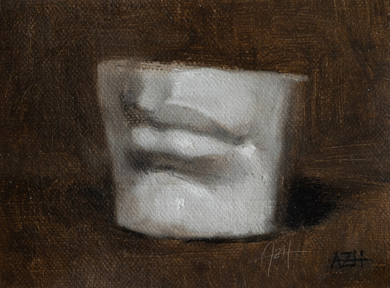 Untitled (cast ii study), 2024, Oil on linen