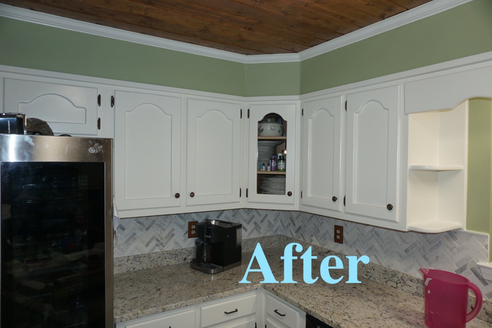 After Picture of Custom Cabinet Project by Pretty Perfect Painting
