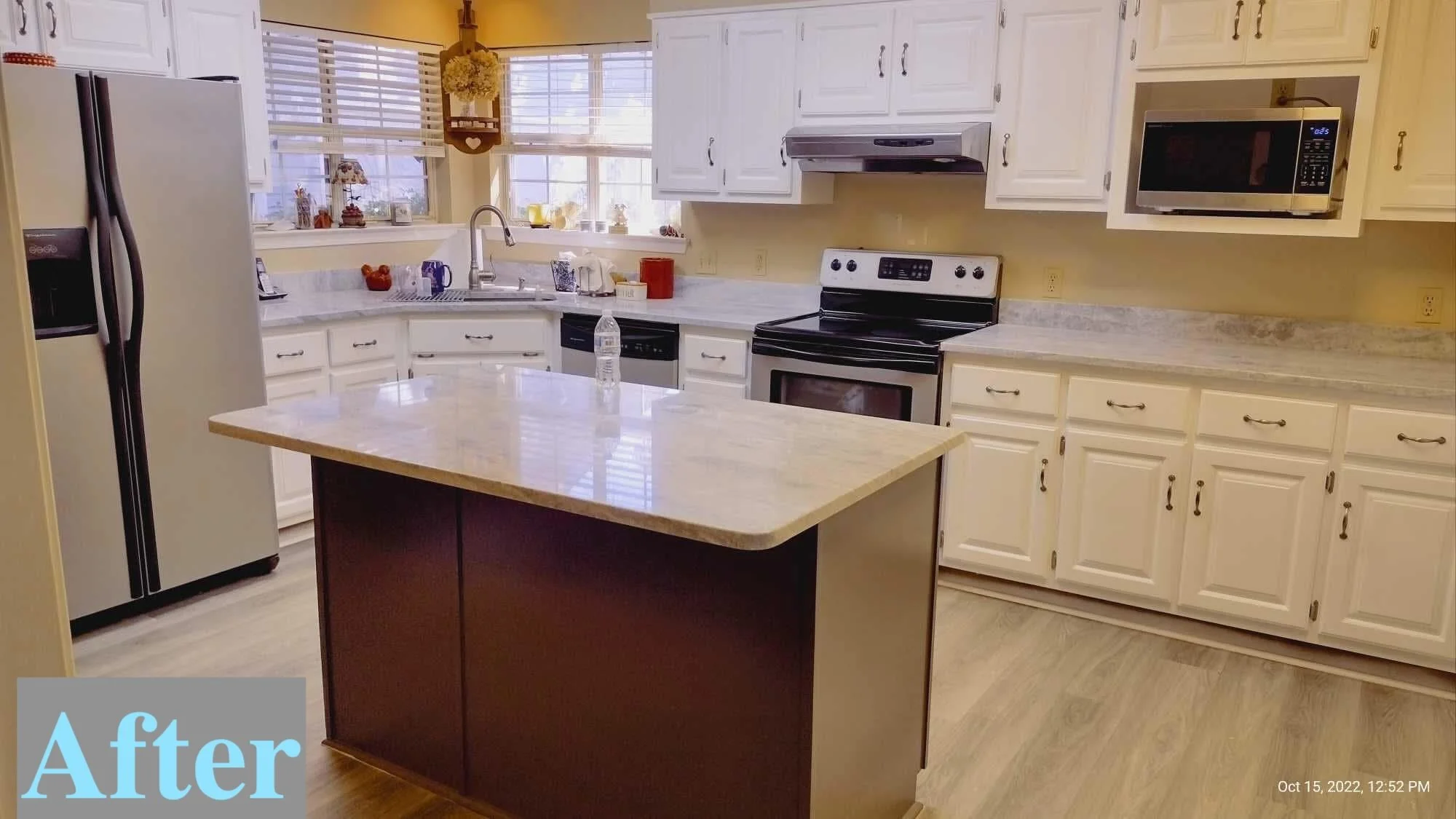 Completed Custom Kitchen Cabinetry by Pretty Perfect Painting