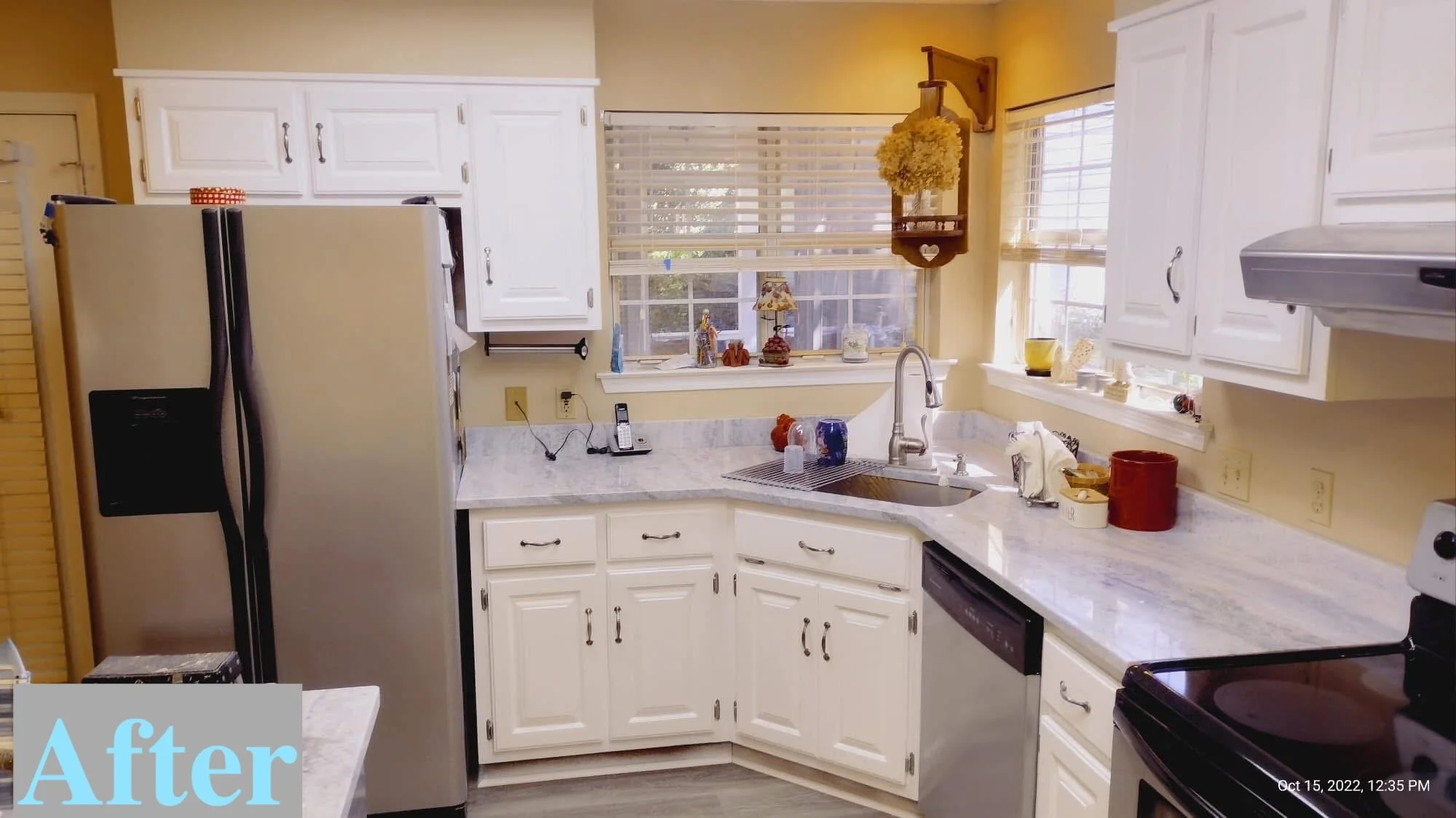 Completed Custom Kitchen Cabinetry by Pretty Perfect Painting