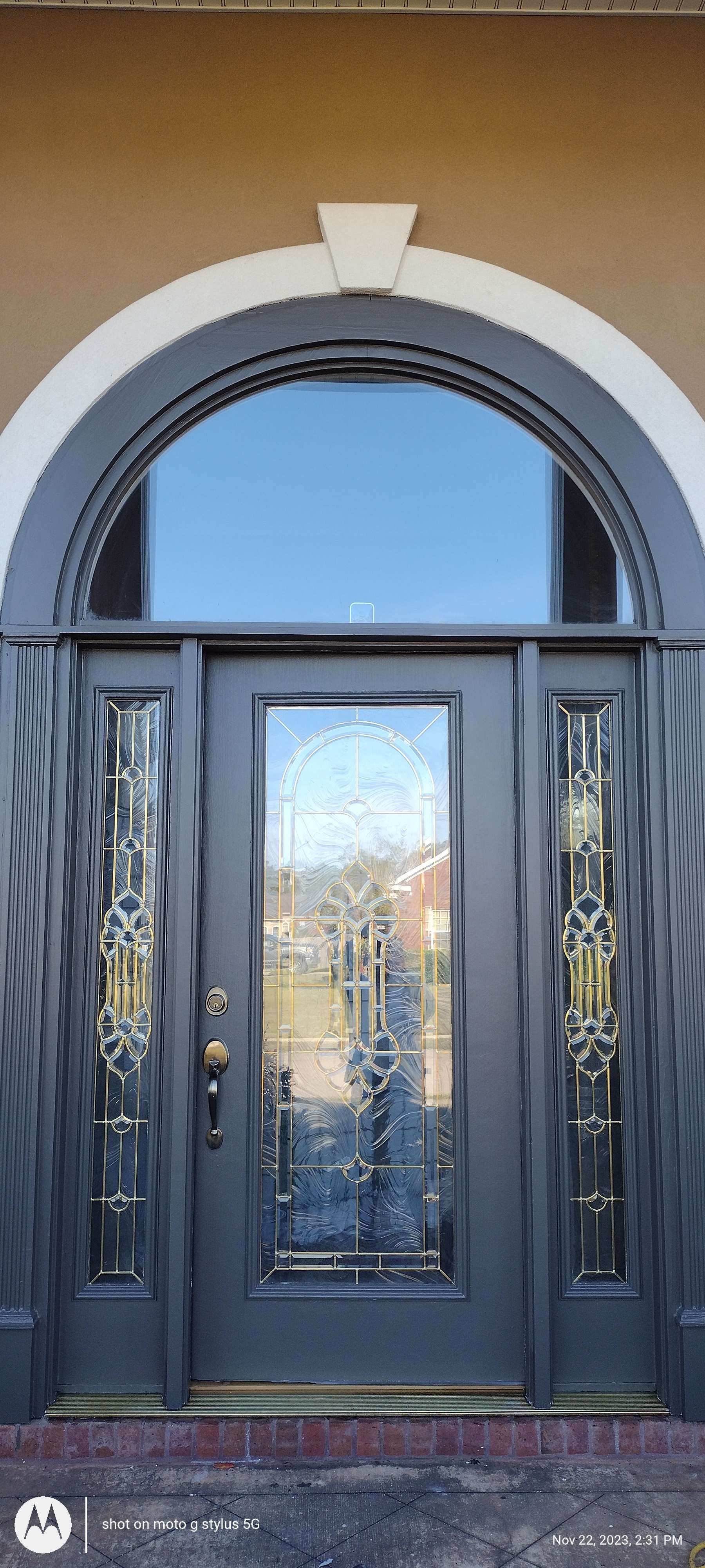 Image of completed door renovation by Pretty Perfect Painting