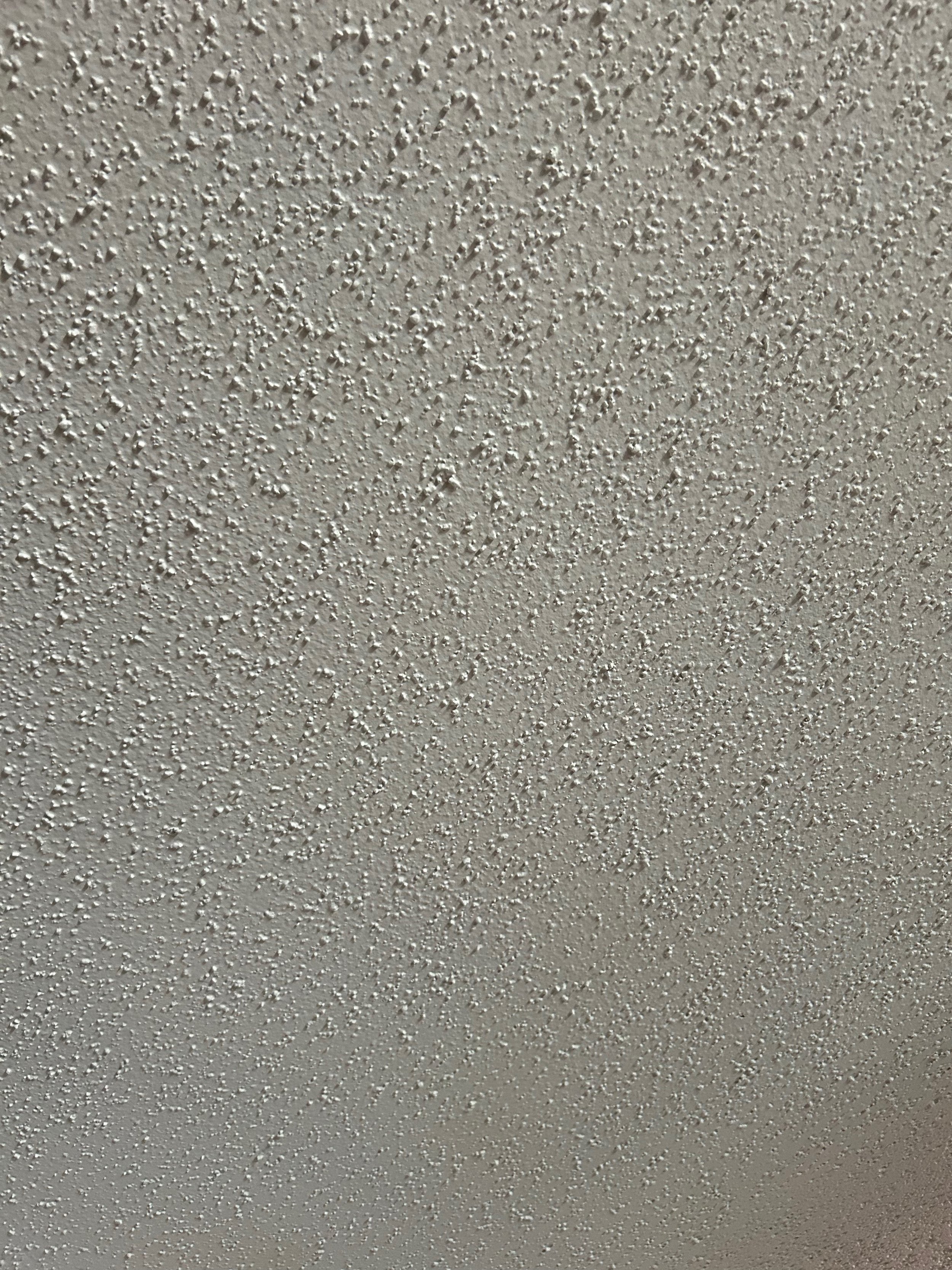 Imagery of completed interior paint project including popcorn paint by Pretty Perfect Painting