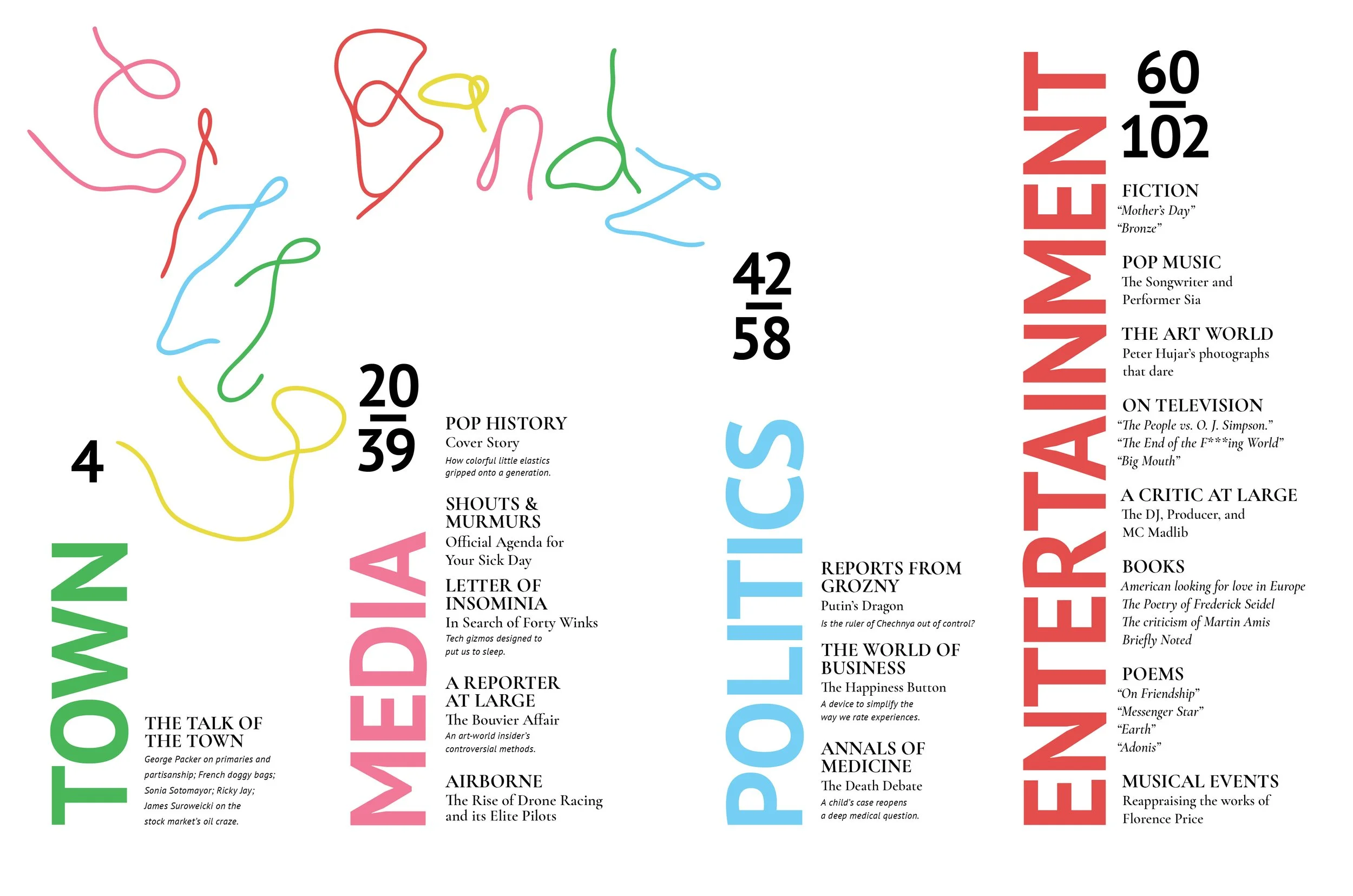 New Yorker Magazine Concept Spread | Adobe Indesign | April 2025