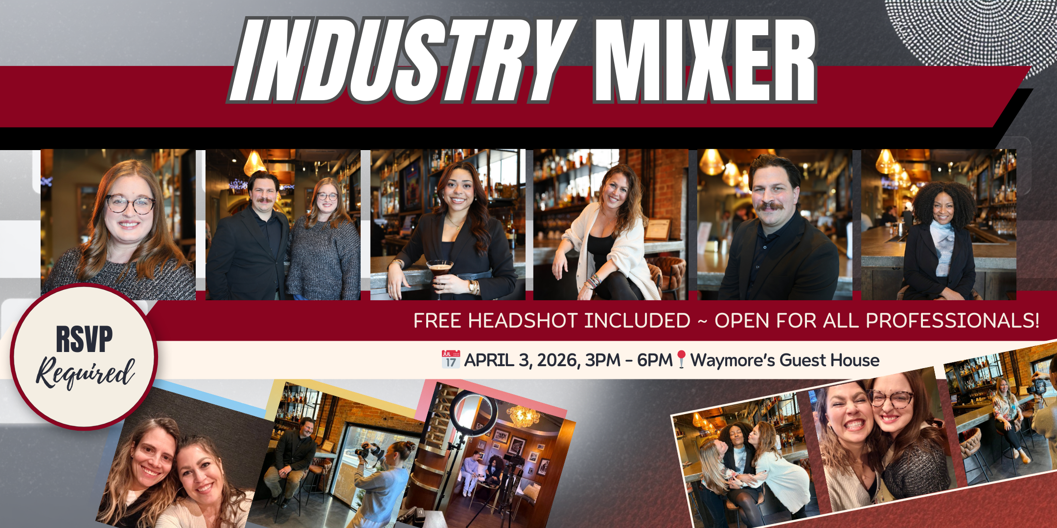 Industry Mixer: FREE Headshot Day
