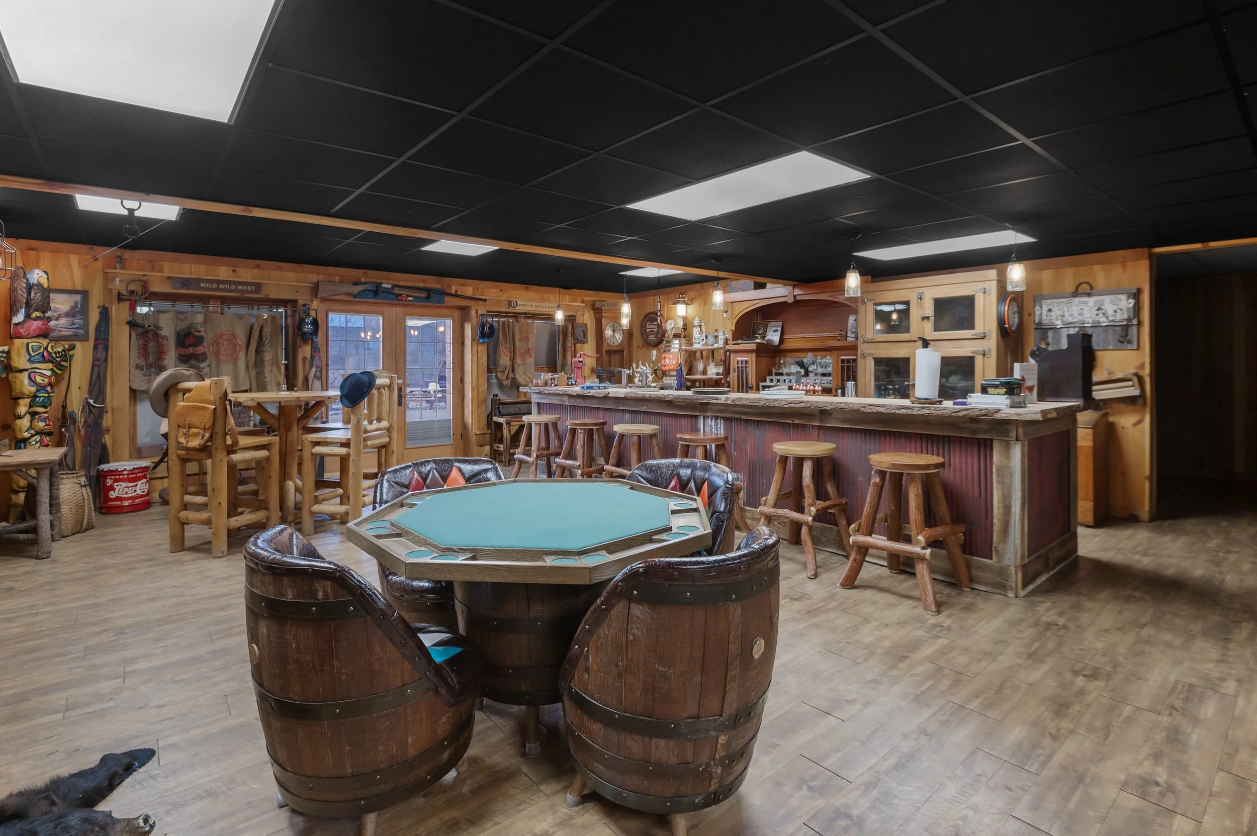 Old West Style Saloon (ground floor)