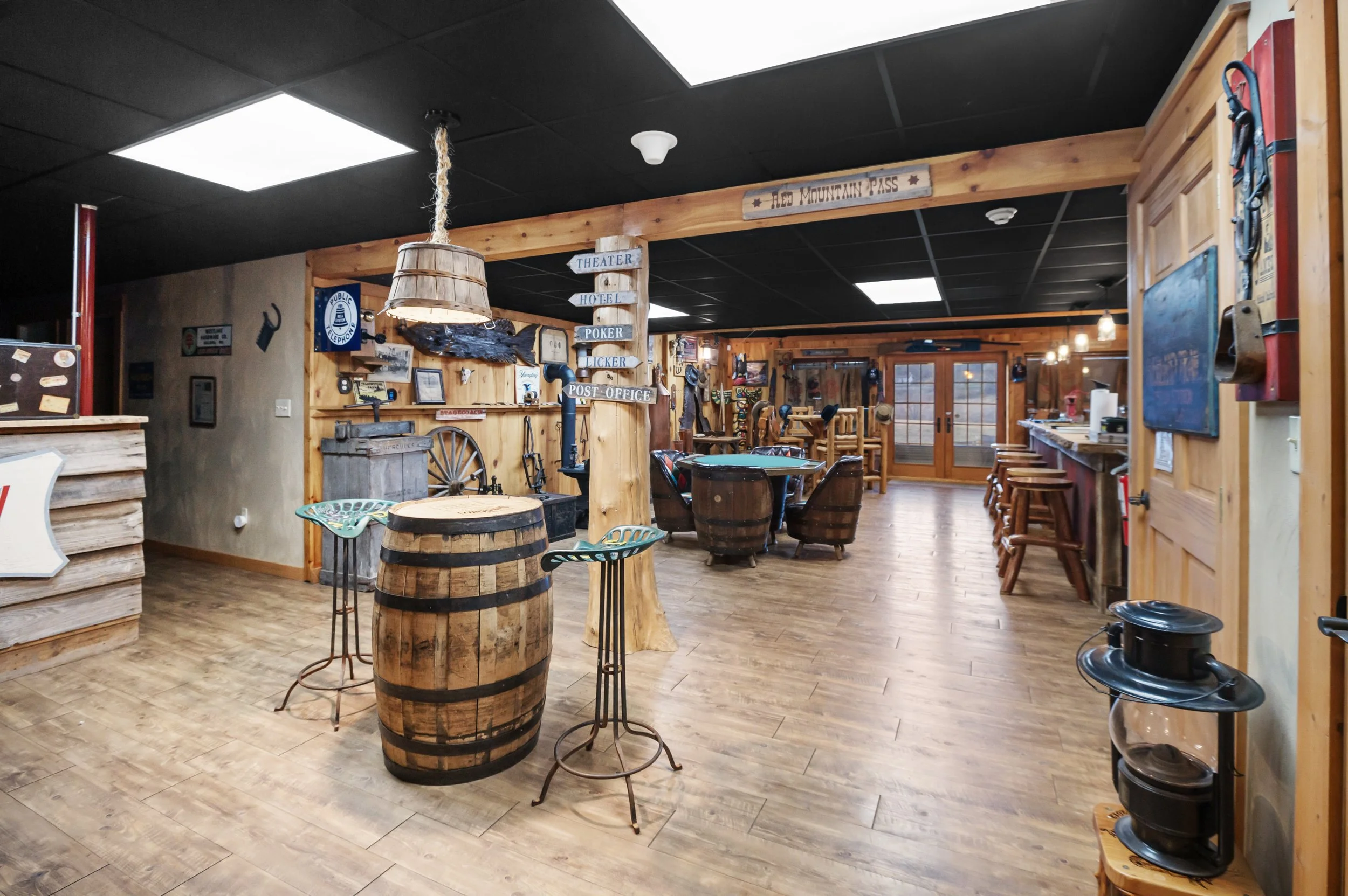 Old West Style Saloon (ground floor)