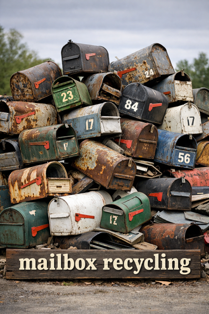 Old Mailbox & Post Disposal