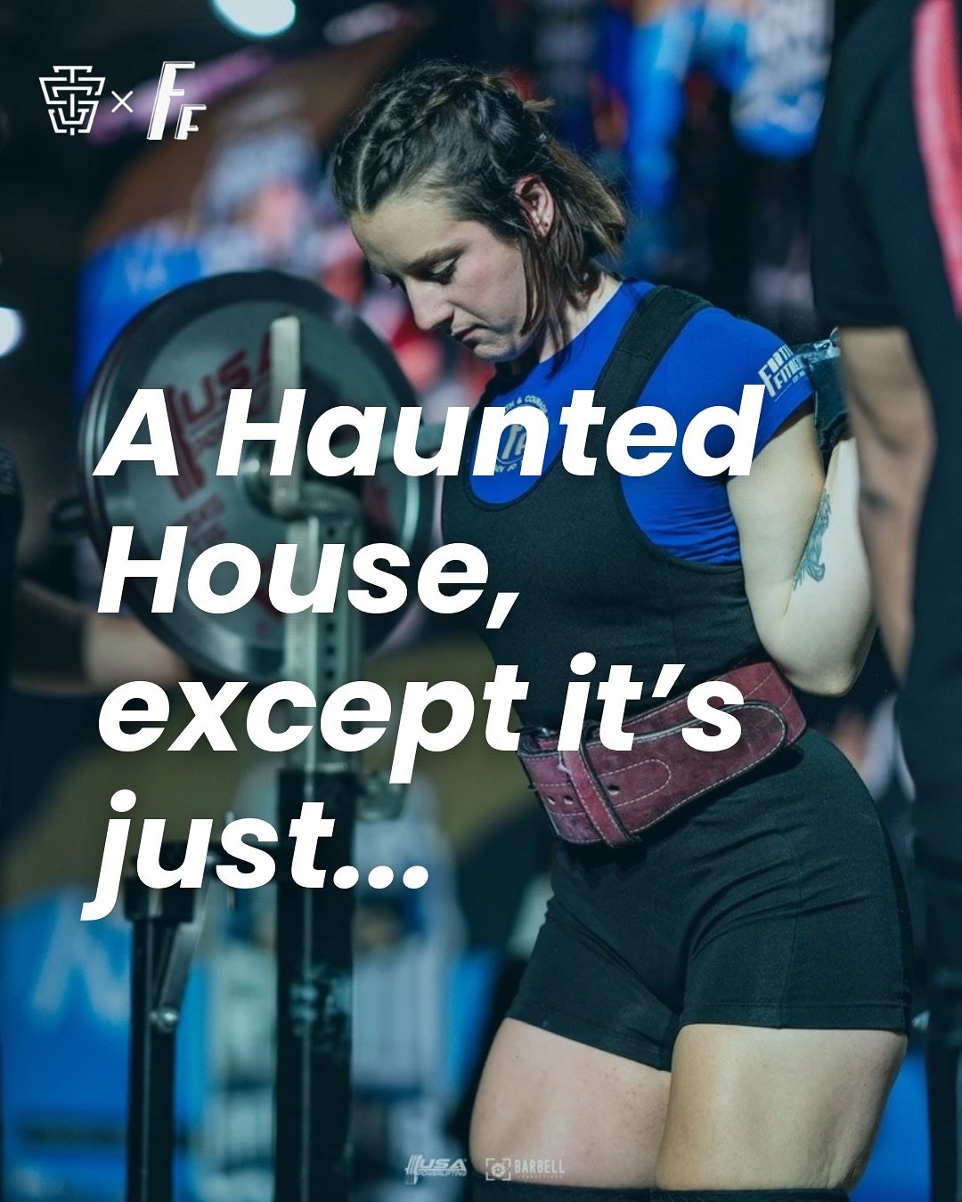 Spooky season (powerlifting edition)🎃

What&rsquo;s your haunted house&hellip; powerlifting edition?

#powerlifting #powerlifter #powerliftingcoach #spooky #spookyseason #gym #strengthtraining #weightlifting