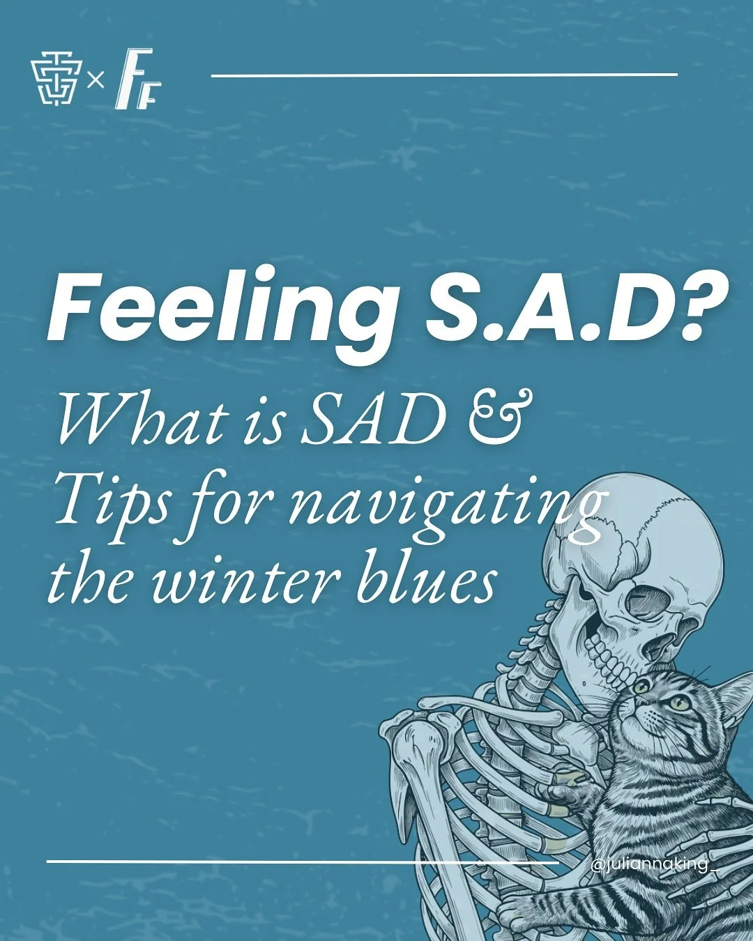 So the one night with an hour extra sleep was nice right?! 

But, now the sun sets at 6pm 🫠

The winter blues (aka Seasonal Affective Disorder) are real, and they hit a lot of us this time of year.

When daylight drops, so do our Vitamin D levels&he
