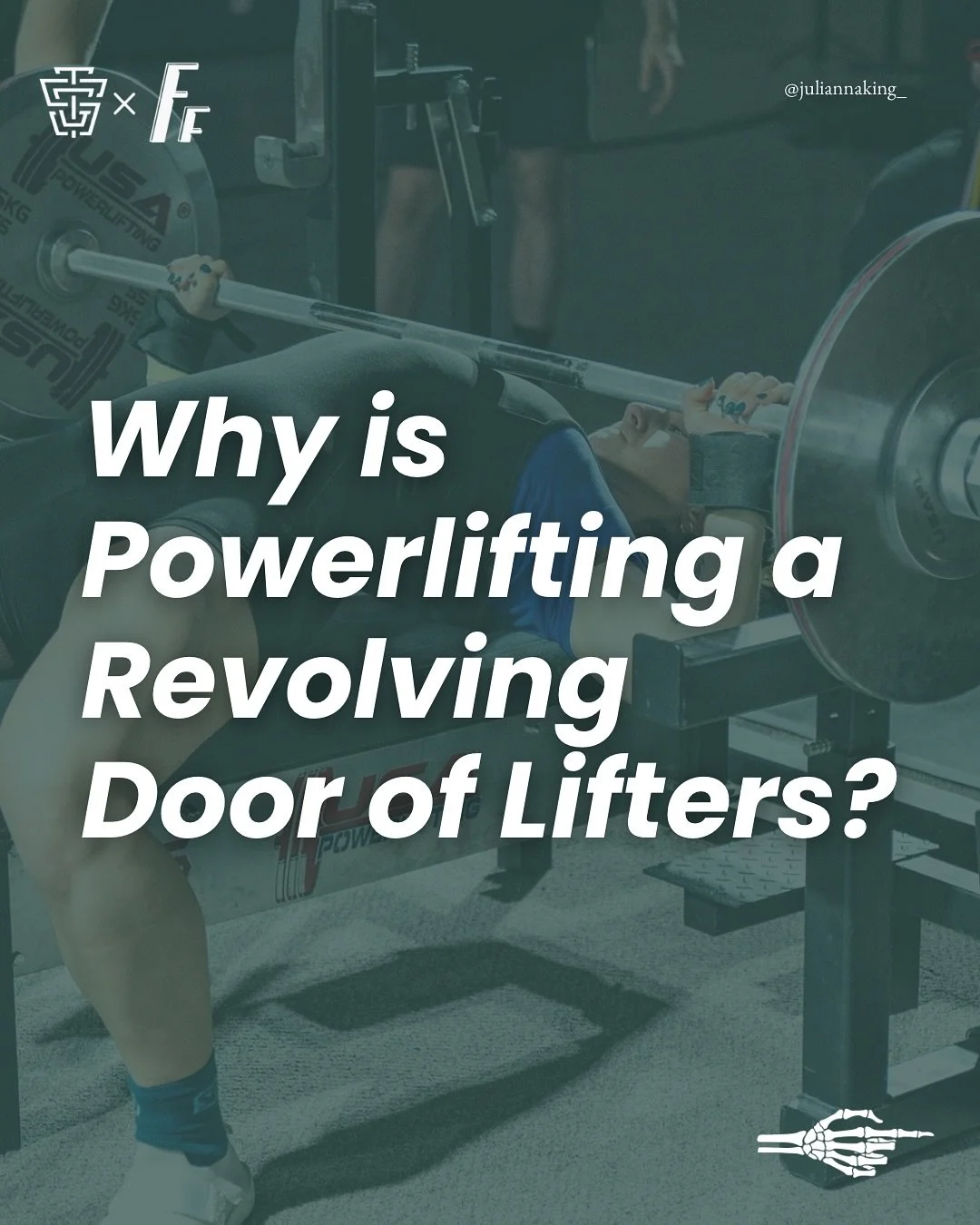 Within my 10 years in powerlifting, I&rsquo;ve seen several lifters come and go. Friends I started lifting with, big names circle in and out.

And it&rsquo;s made me ask: why do people choose to start powerlifting and why do a small percentage stay?
