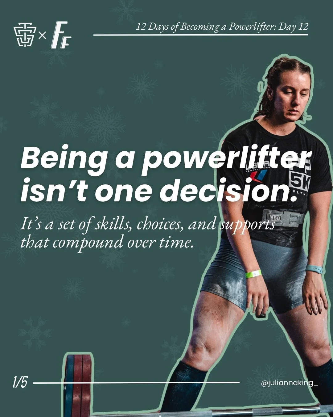 Over the last 12 days of becoming a powerlifter, we didn&rsquo;t talk about just lifts, numbers, or meets.

We talked about what actually builds a powerlifter.

Becoming a powerlifter isn&rsquo;t about doing everything perfectly.
It&rsquo;s about sho