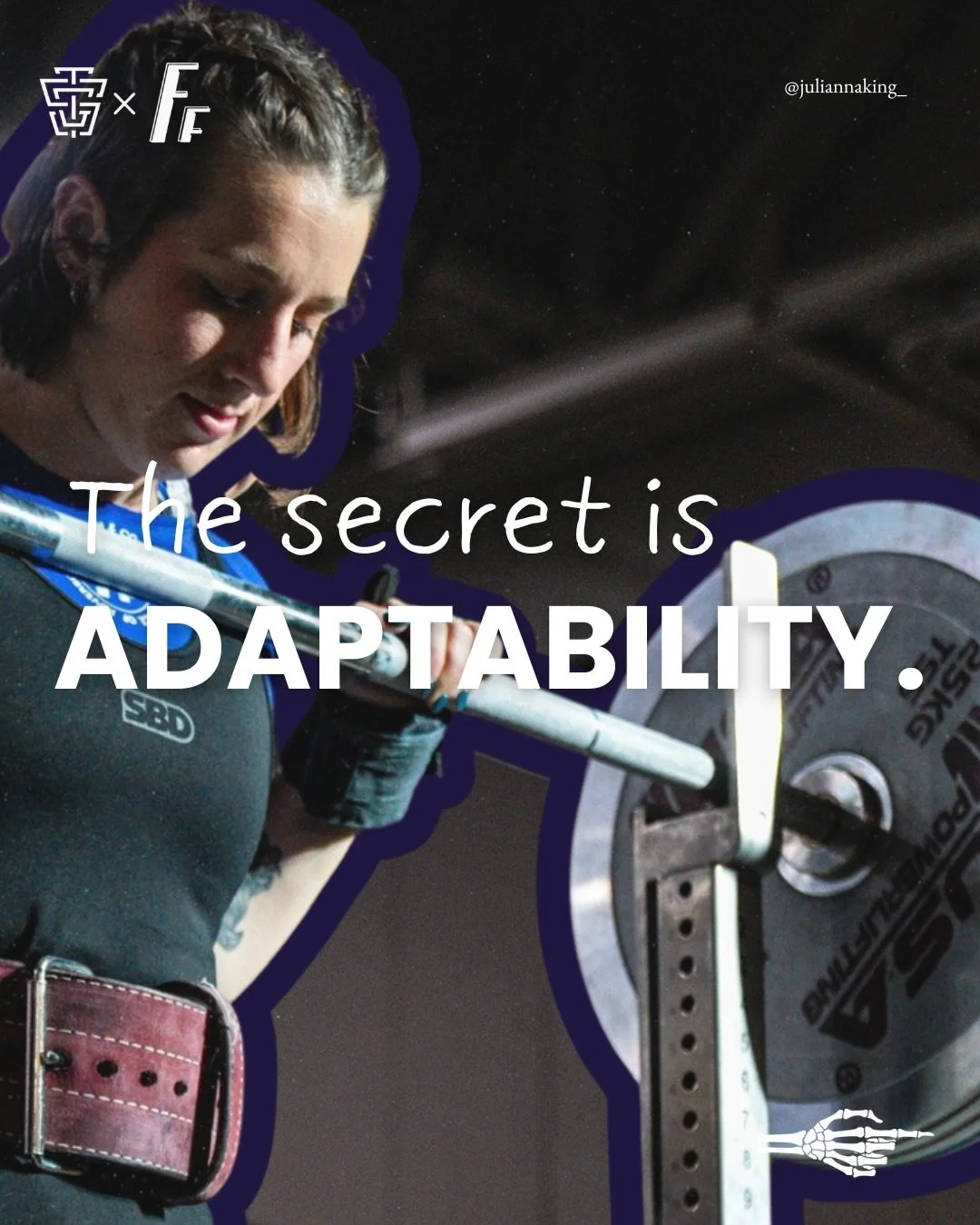 Yes, control what you can.

But don&rsquo;t let it control you.

Be adaptable and have the skills to apply to new novel situations. You never know when they&rsquo;ll arise.

#powerlifting #powerlifter #powerliftingcoach #strengthtraining