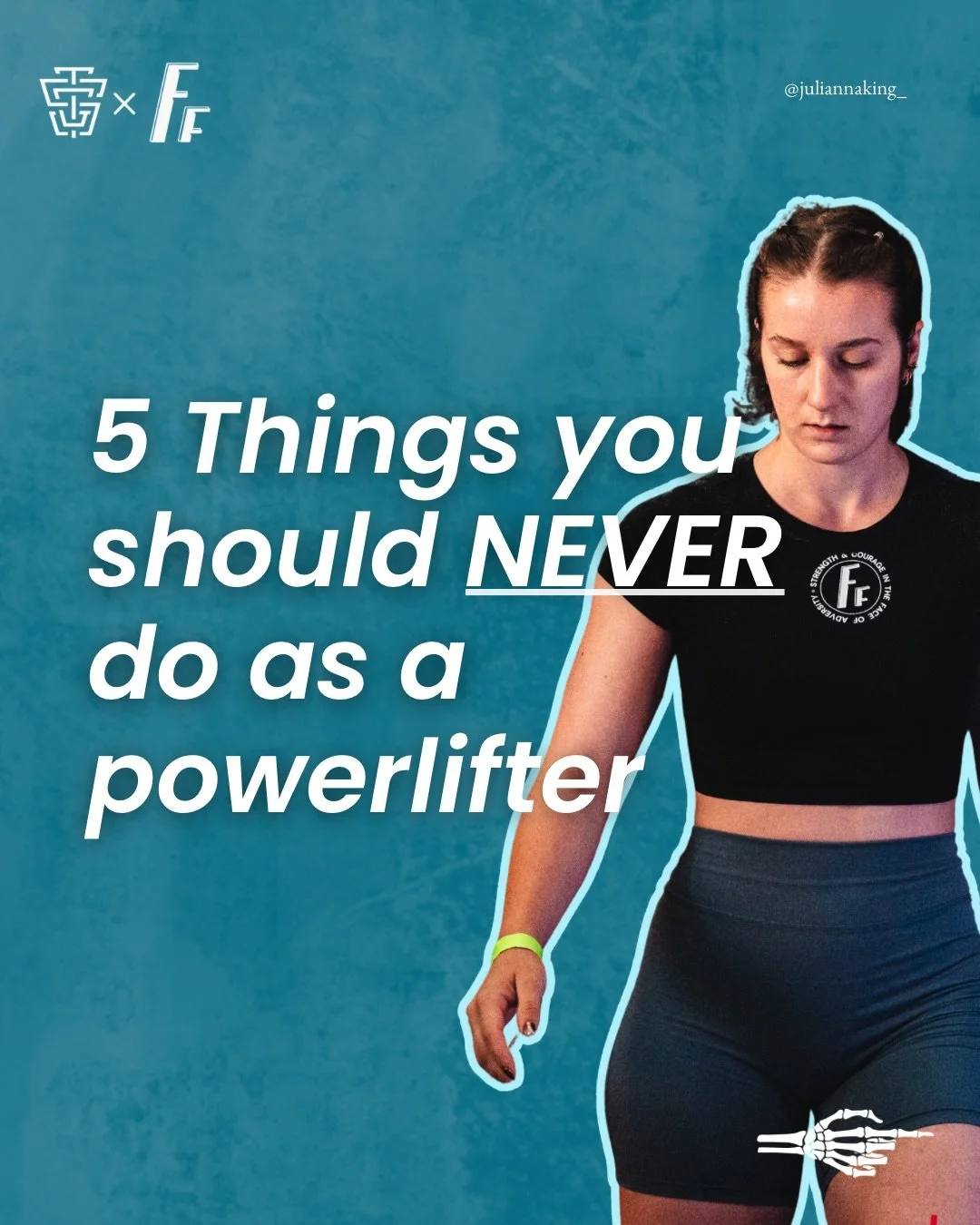 Don&rsquo;t do these things this week😉

In all seriousness, there are very few things that I&rsquo;d say a powerlifter should NEVER do - but these are the top of my list.

Take care of yourself, the gym and the community.

#powerlifting #powerlifter