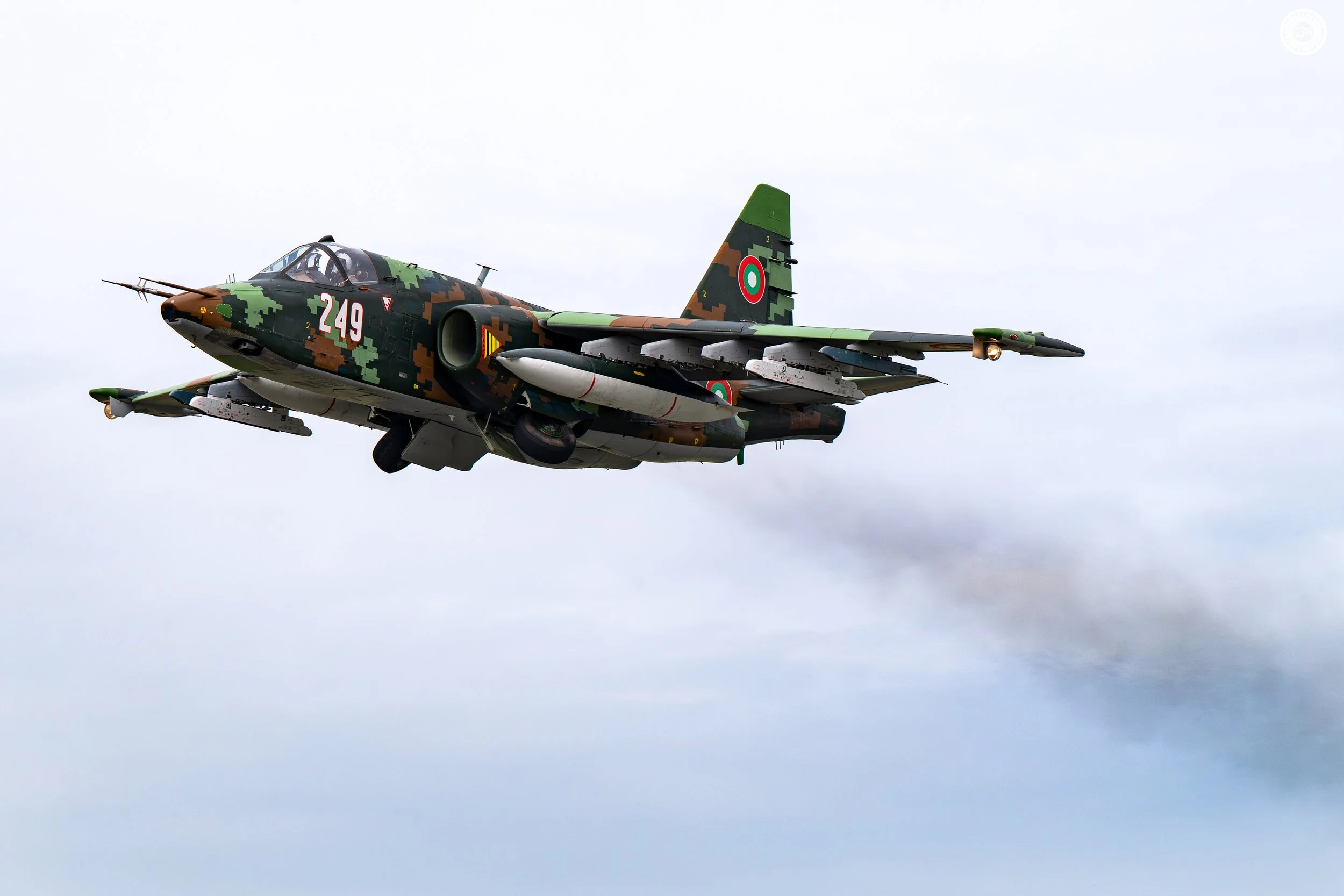 Yambol Province of Eastern Bulgaria, the 22nd Aviation Base, Bezmer, is home to the Shturmova Avio Eskadrilla, Bulgaria’s frontline ground attack-squadron Sukhoi Su-25 bombers Frogfoot Retirement Replacement F-16 Graf Bulgarian air force BGAF Upgrade