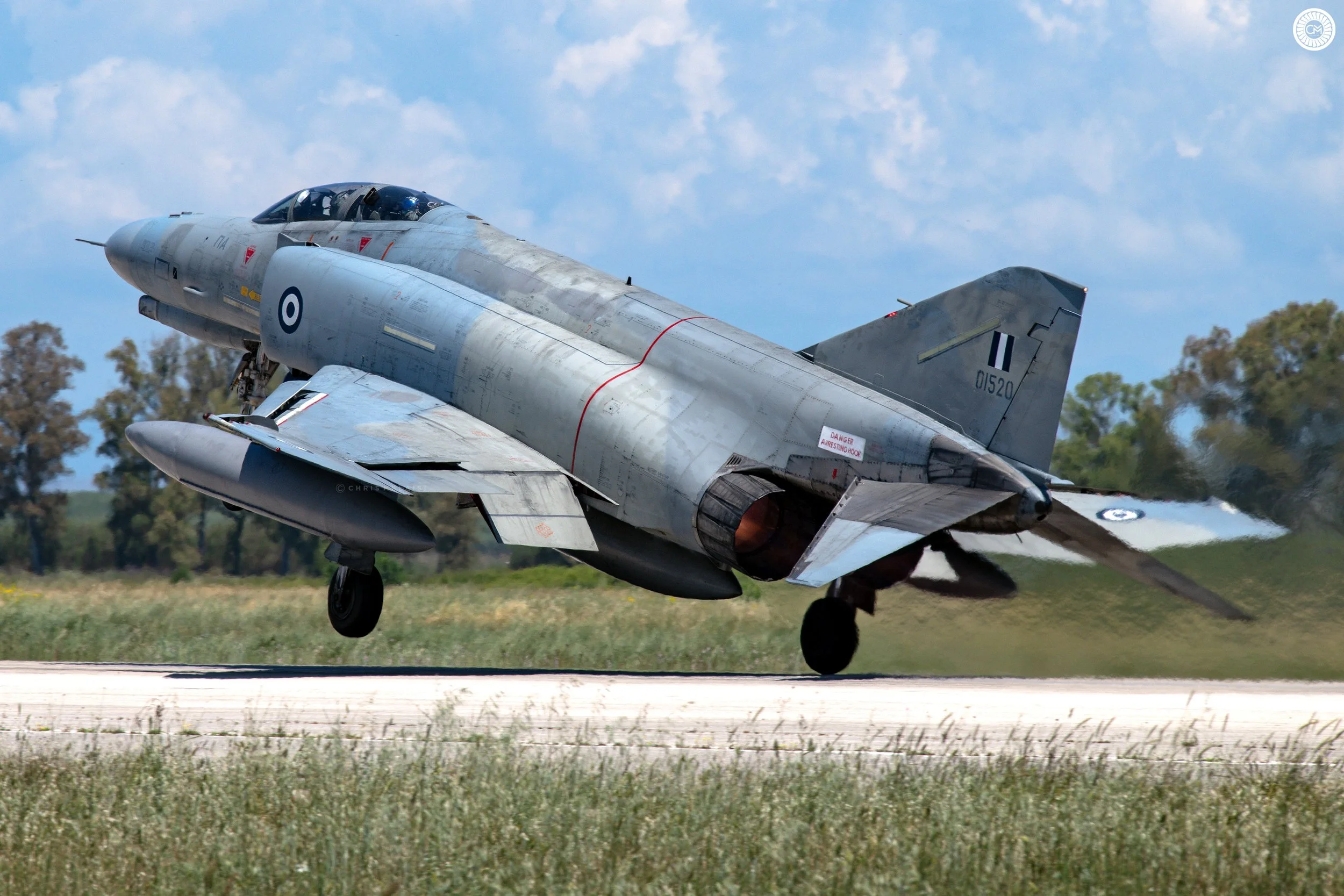 Hellenic Air Force Greek Greece 338 MDV Squadron 117th Combat Wing Andravida Western Greece McDonnell Douglas F-4E Phantom II Fighter Military Aviation Chris Melaisi Phancon 2025 Retirement Mr Spook Spooky