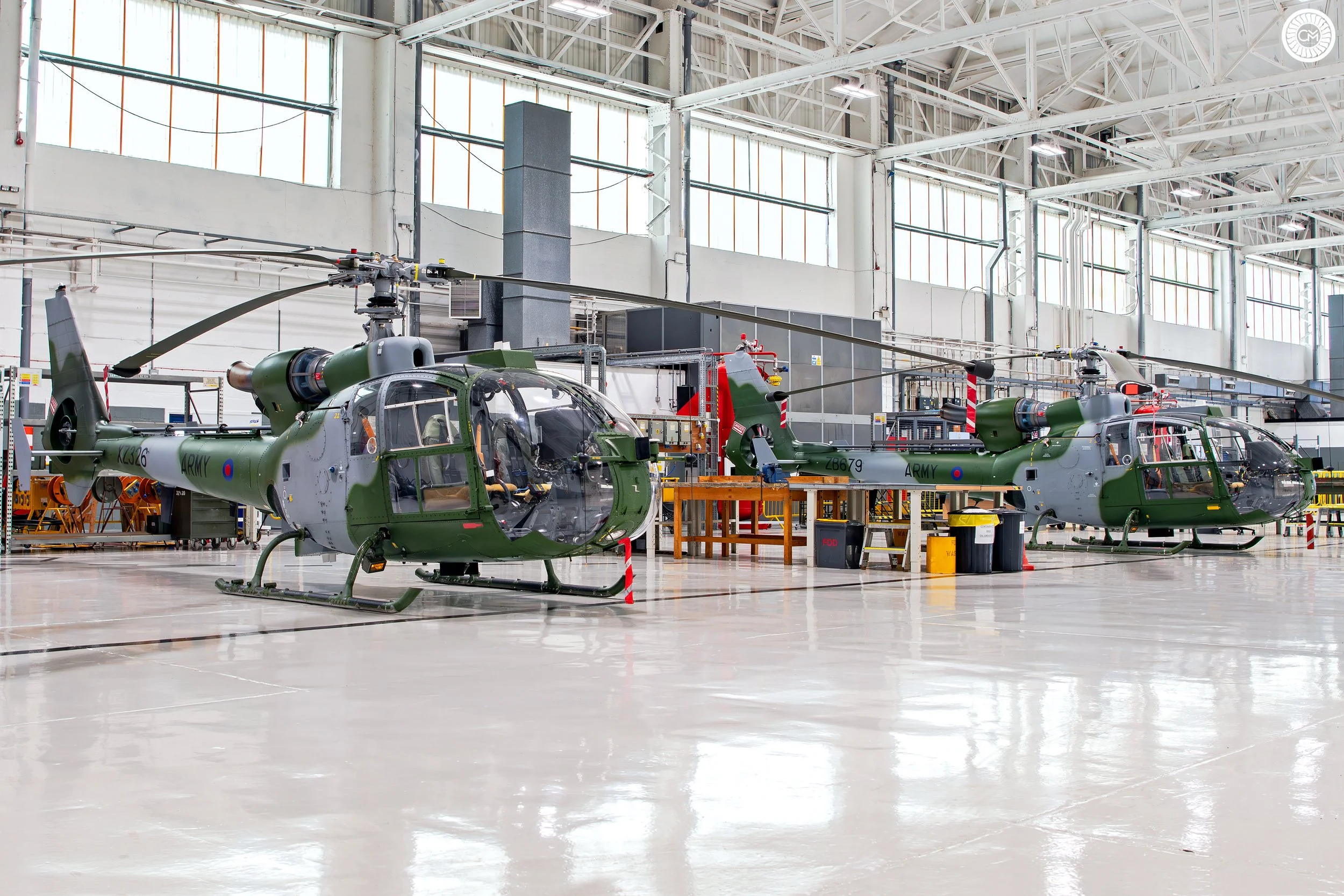 British UK Defence Army Air Corps Westland Aerospatiale Gazelle AH1 ZB690 ZB764 Middle Wallop Hampshire Salisbury Cathedral United Kingdom 7AAC 5AAC 665 Squadron Northern Ireland Aldergrove SA.341B Regiment Retirement 2023 Chris Melaisi air to air