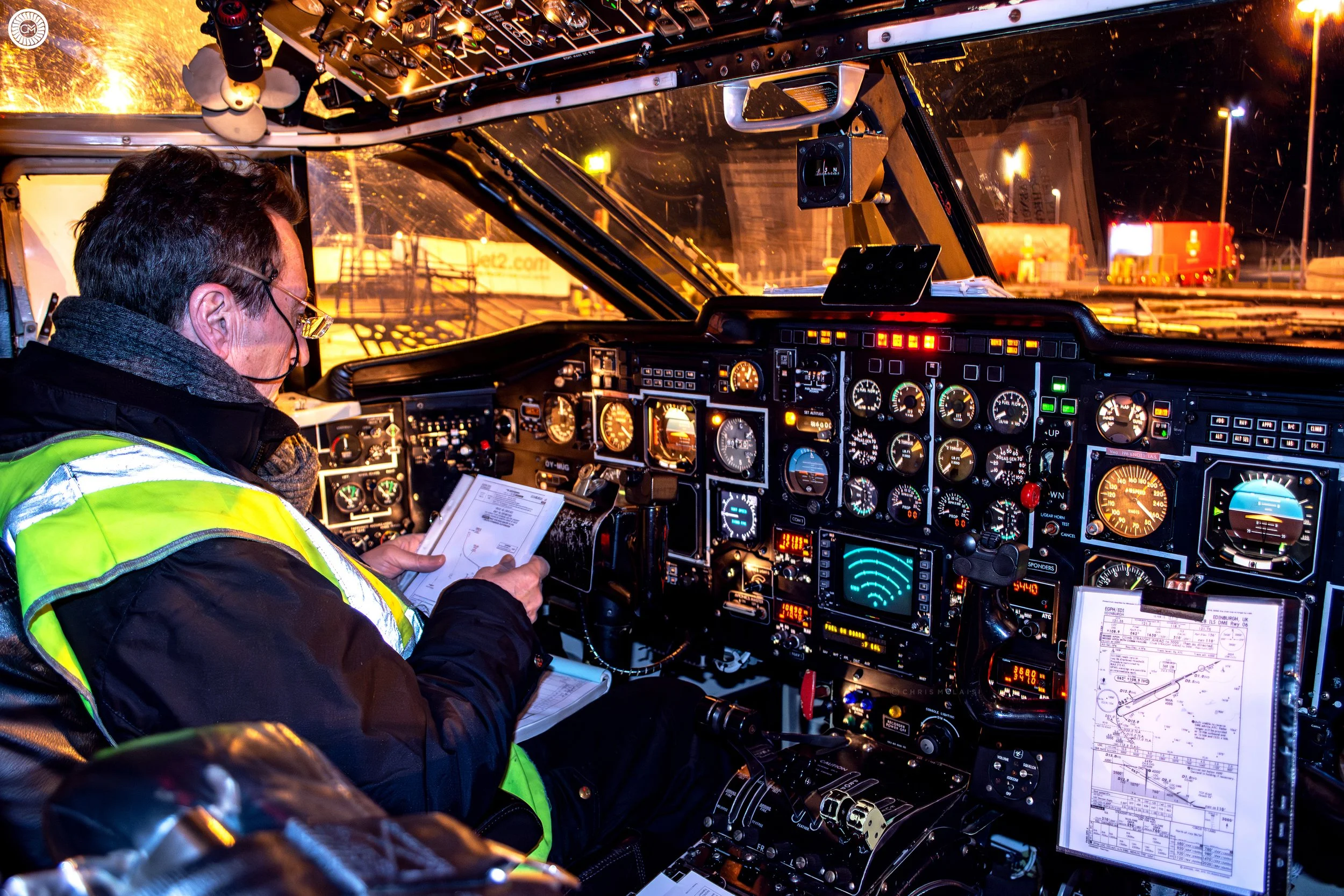 Benair Short 360 OY-MUG Edinburgh Scotland Super Shed SD3 300 Cargo Freight Night Flying Aviation Chris Melaisi EGPH Edinburgh Scotland Aviation Photography Article