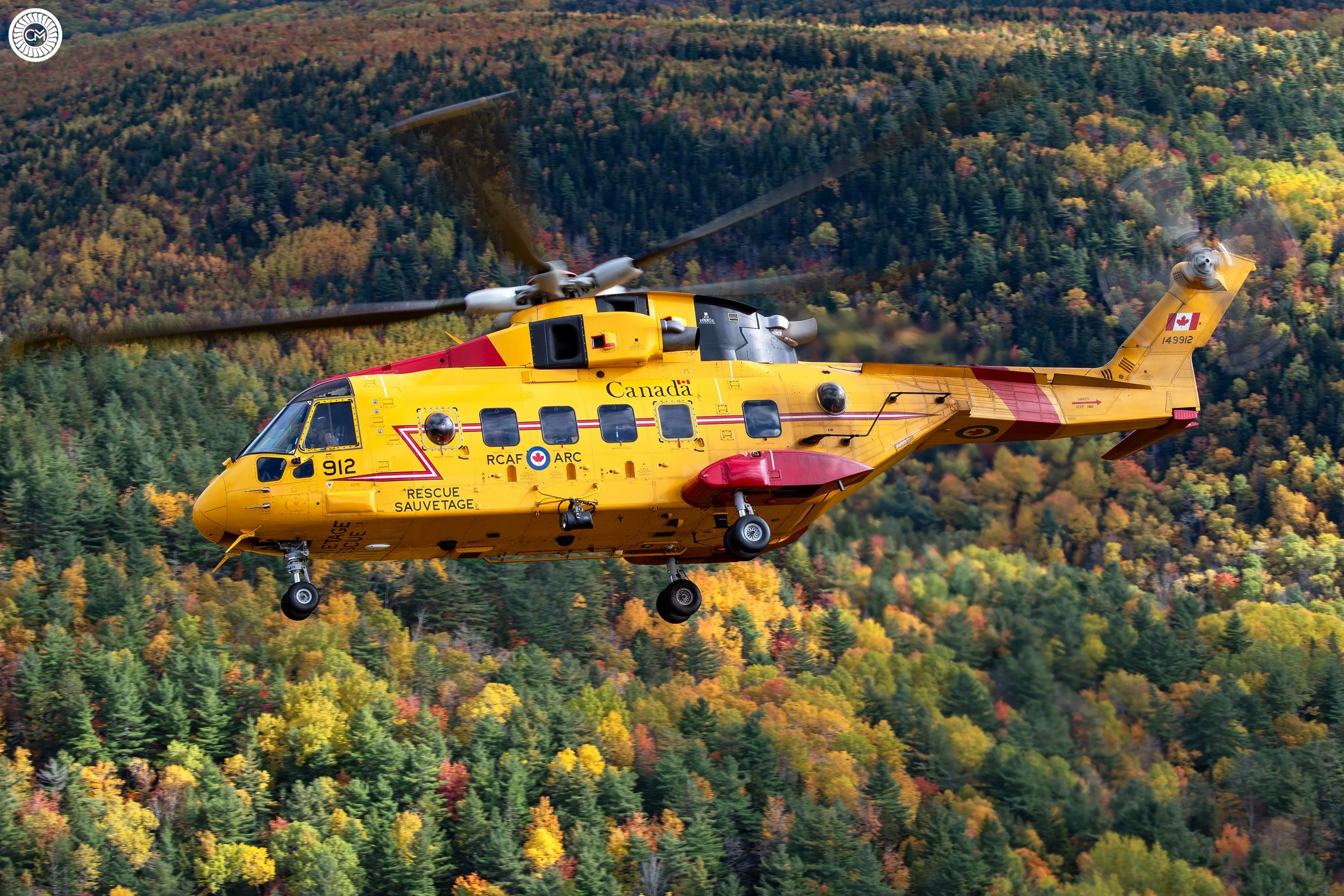 RCAF Royal Canadian Air Force Canada CFB Greenwood Nova Scotia 14 Wing 413 Squadron 413Sqn We Watch The Waves Tusker CC-130H Hercules CH-149 Cormorant CC-295 Kingfisher SAR Search and Rescue Atlantic Military Aviation Chris Melaisi 130333 C-130 Save