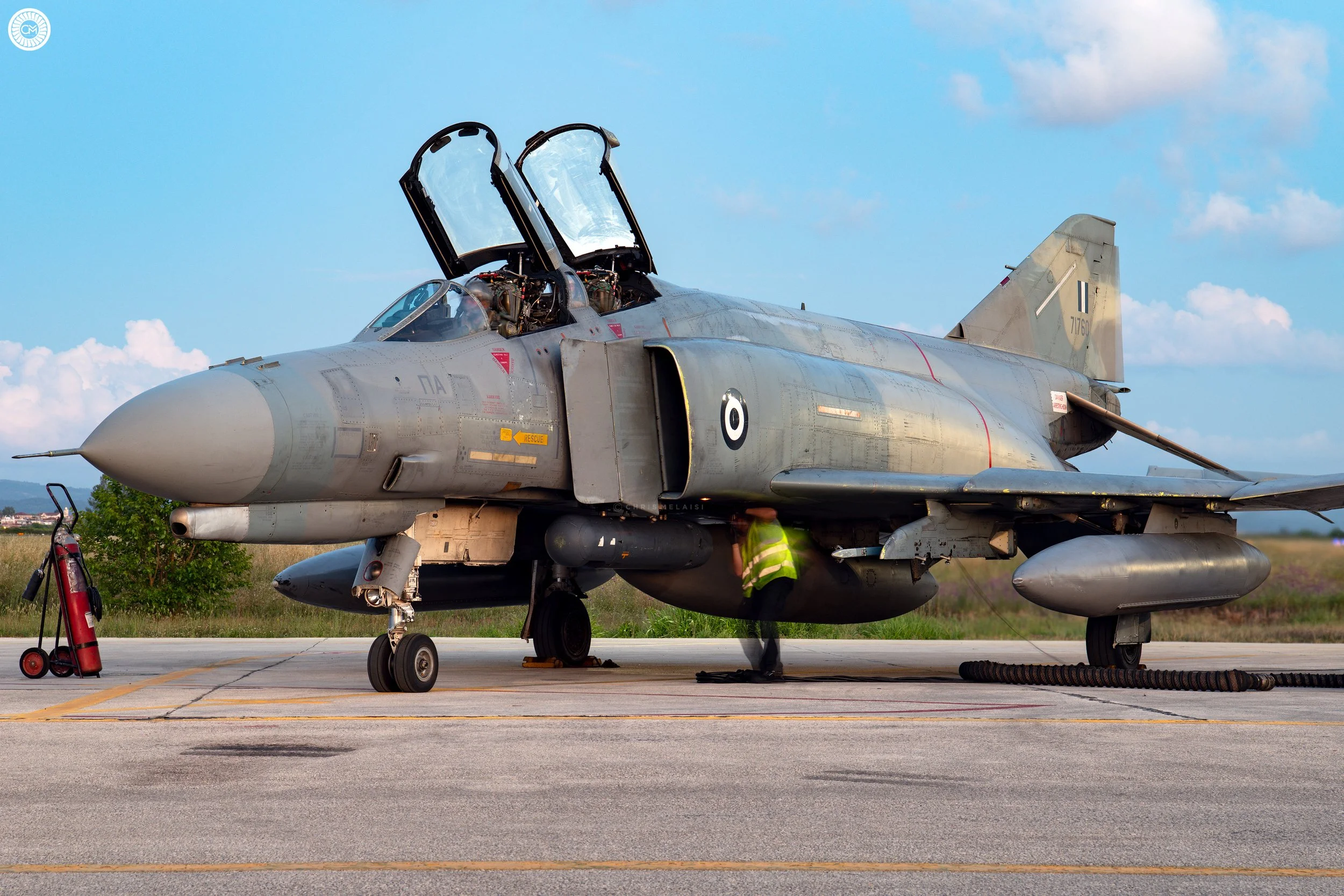 Hellenic Air Force Greek Greece 338 MDV Squadron 117th Combat Wing Andravida Western Greece McDonnell Douglas F-4E Phantom II Fighter Military Aviation Chris Melaisi Phancon 2025 Retirement Mr Spook Spooky