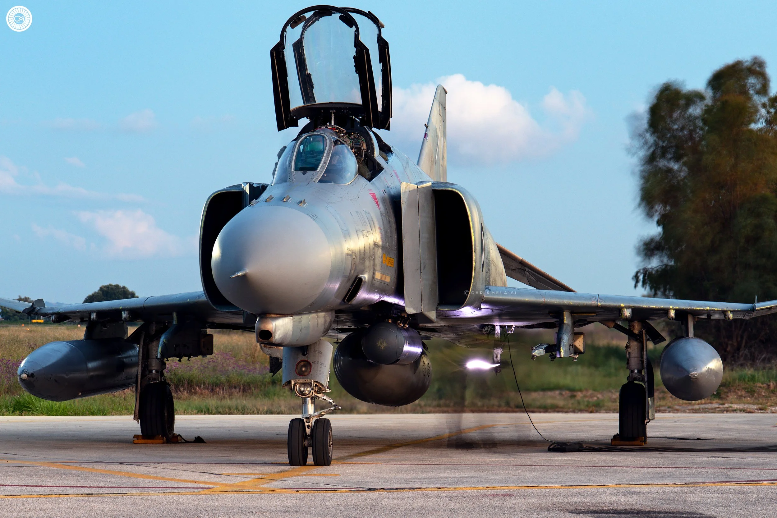 Hellenic Air Force Greek Greece 338 MDV Squadron 117th Combat Wing Andravida Western Greece McDonnell Douglas F-4E Phantom II Fighter Military Aviation Chris Melaisi Phancon 2025 Retirement Mr Spook Spooky