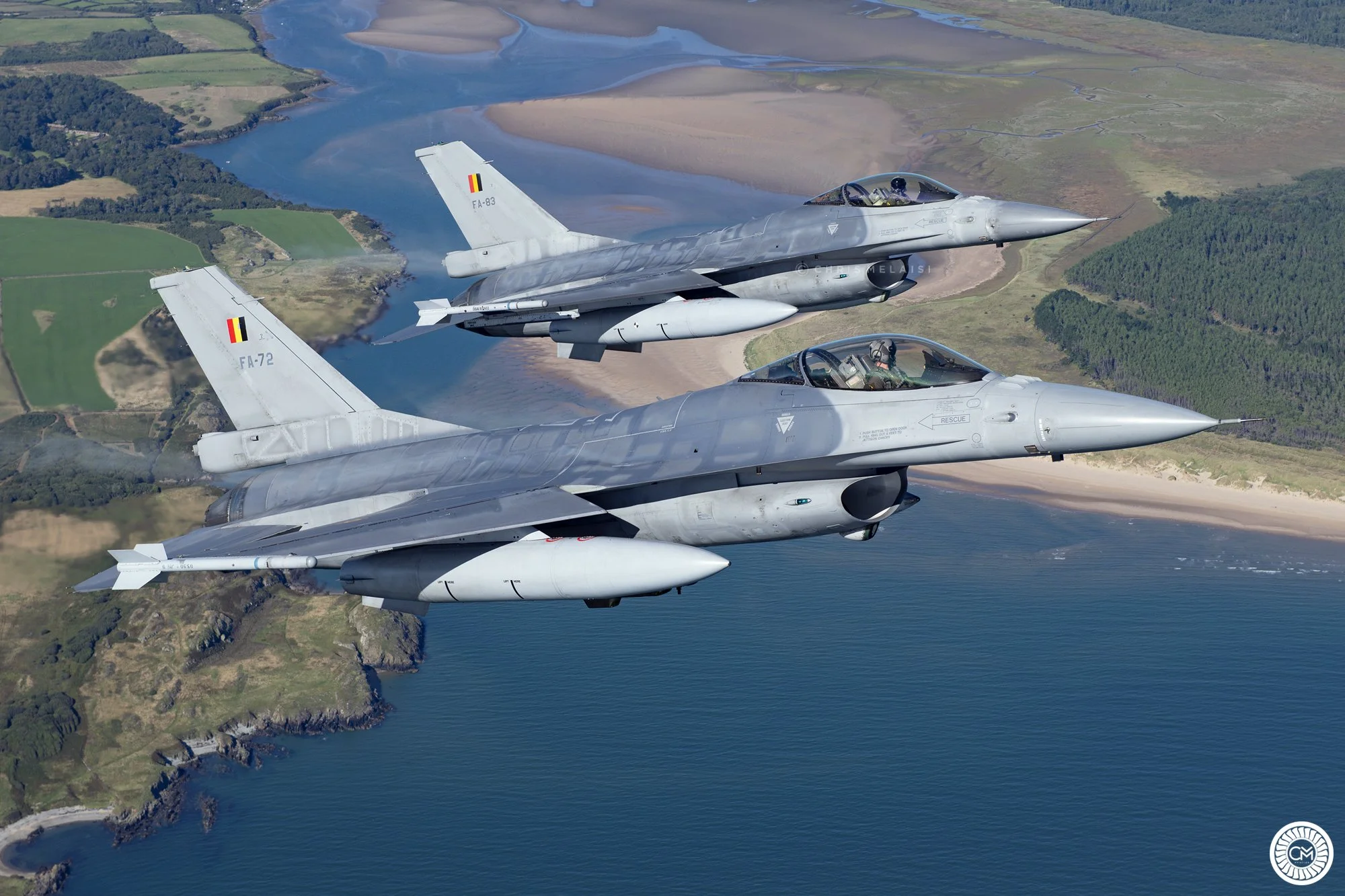 Belgian Air Force F-16 F-16AM Fighting Falcon Florennes 31 Squadron 1st Squadron Stingers 2nd Tactical Wing Belgium Lockheed F-35