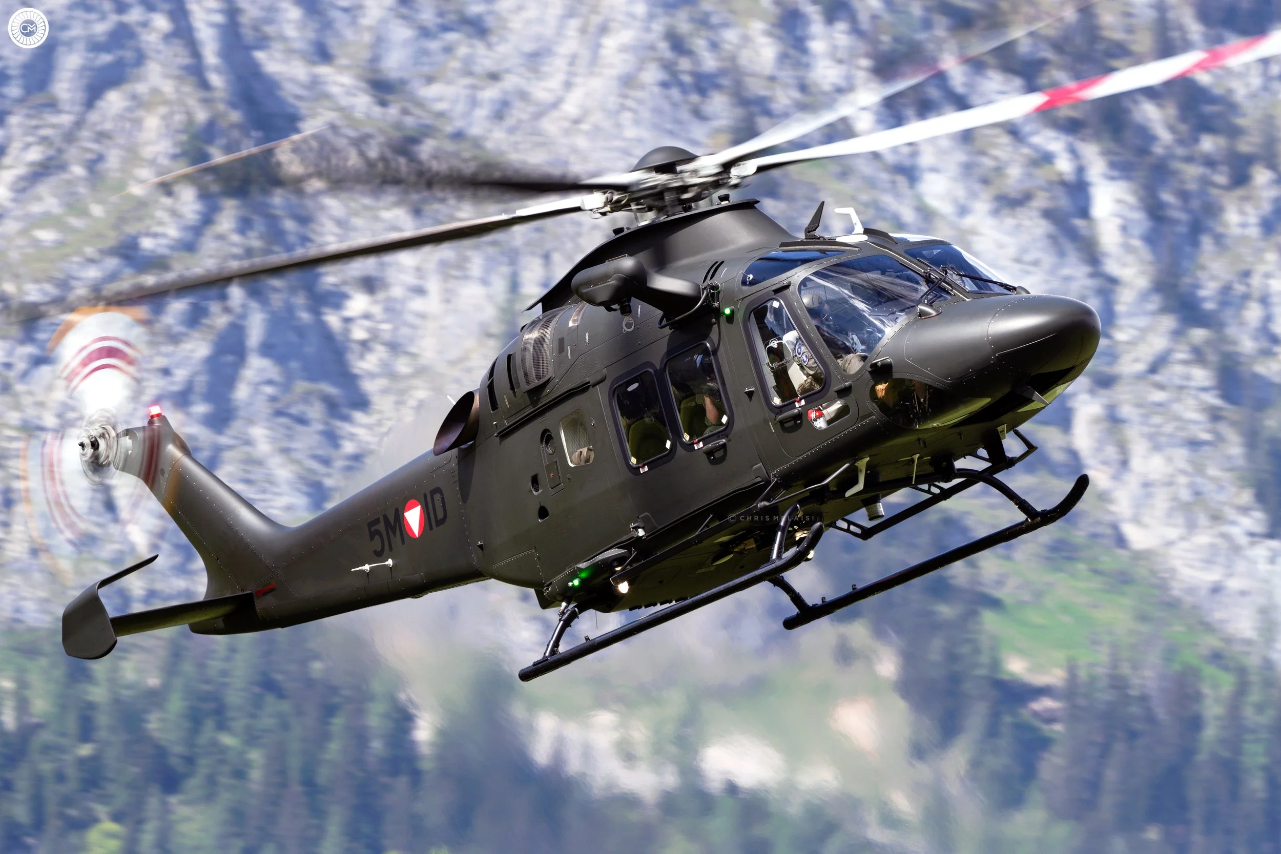 Austrian Air Force Aerospatiale Sud Aviation SA316 Alouette III Bundesheer Austria Alps Aigen im Ennstal Retirement Chris Melaisi Agusta AW169 S-70A AB-212 OH-58 Kiowa Base Visit Military Aviation