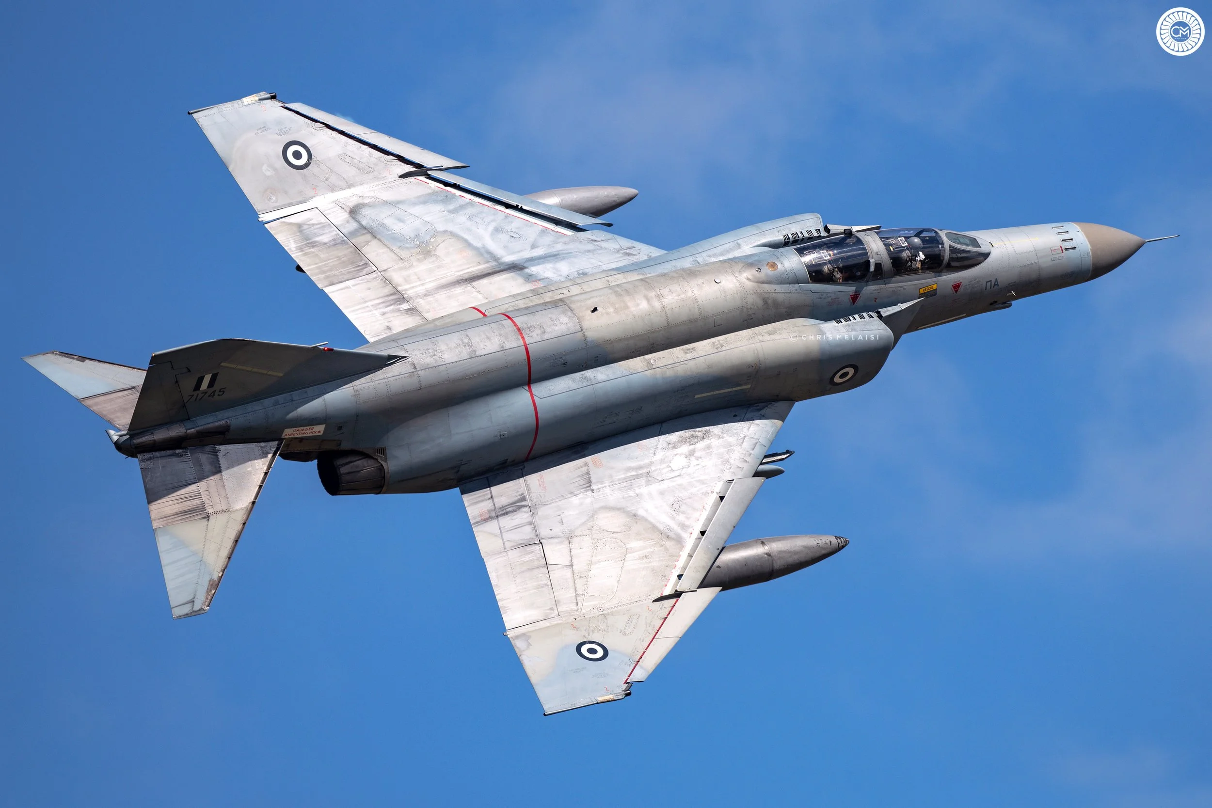 Hellenic Air Force Greek Greece 338 MDV Squadron 117th Combat Wing Andravida Western Greece McDonnell Douglas F-4E Phantom II Fighter Military Aviation Chris Melaisi Phancon 2025 Retirement Mr Spook Spooky