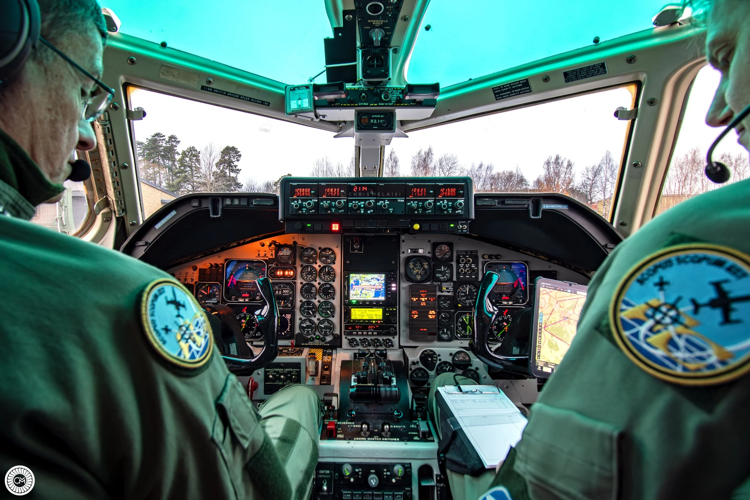 Swedish Air Force Försvarets materielverk FMV Flight Test Centre Sweden Linkoping Malmen Rockwell North American TP86 86 TP 40A Sabreliner JT12 engine RM11 86001 Tester 861 Retirement Final Flight 2025 Chris Melaisi 86-001 Evaluation CARABAS Radar