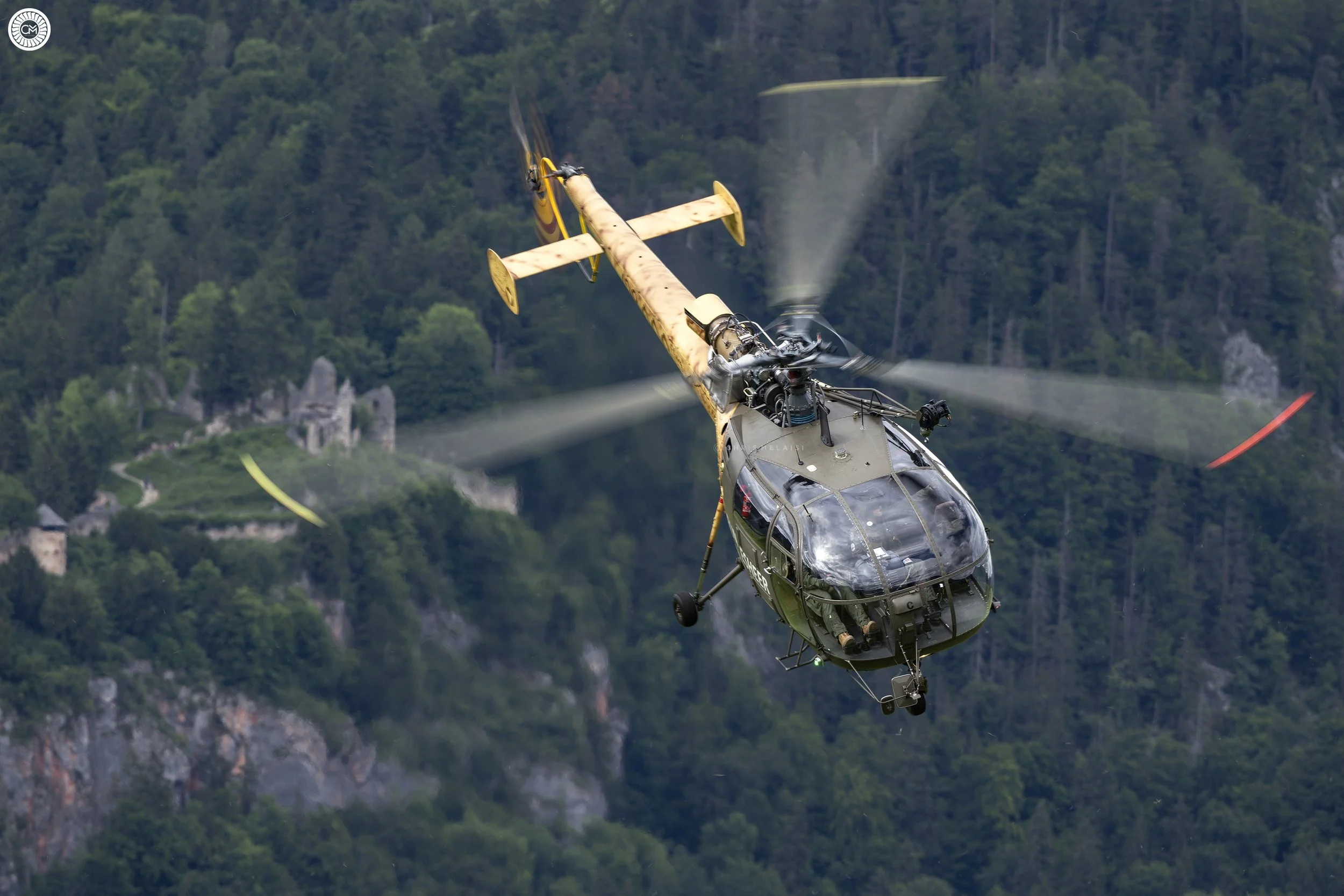 Austrian Air Force Aerospatiale Sud Aviation SA316 Alouette III Bundesheer Austria Alps Aigen im Ennstal Retirement Chris Melaisi Agusta AW169 S-70A AB-212 OH-58 Kiowa Base Visit Military Aviation  Saab 105 Langenlebarn