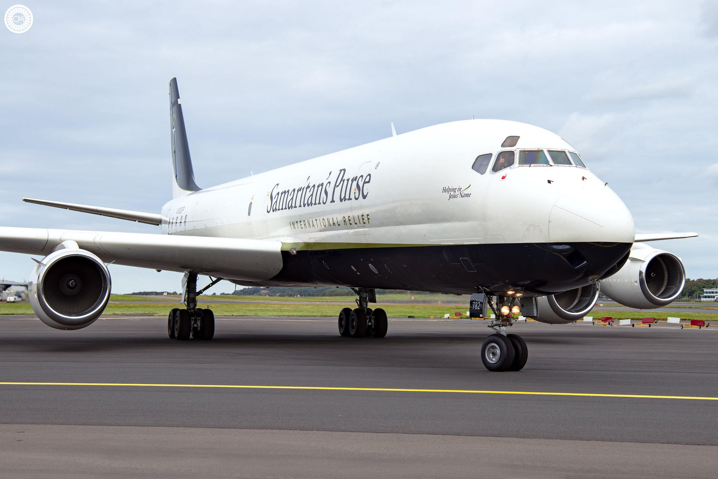 Samaritan's Purse Douglas DC-8 DC-8-72 N782SP Charity Organisation Humanitarian Aid Retirement 2025 Might NSP8 Prestwick Greensboro Airlift Response Last American Registered Chris Melaisi Andy Klischer Munn Ken Joe Proffitt