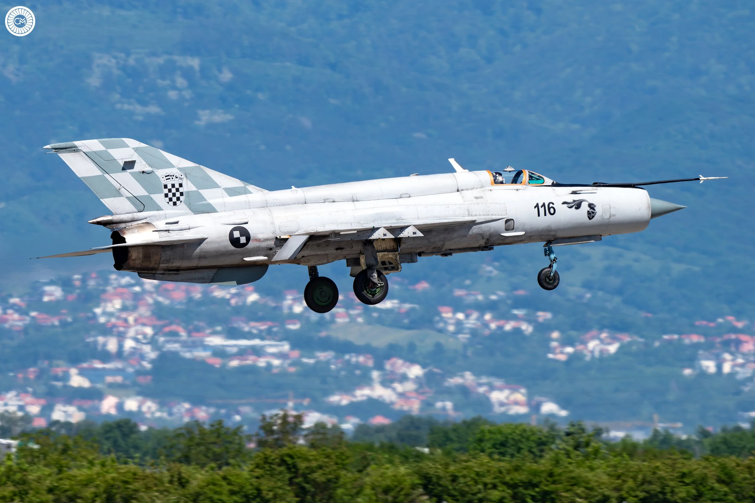 Airport Pleso 191st Eskadrila Lovackih Aviona ELA191st Fighter Aircraft Squadron 191 Croatia Croatian Air Force QRA 2024 Retirement MiG MiG-21bisD MiG-21UMD 165 116 133 Yugoslav Republic defect Rudijev Peresin Austria Dassault Rafale 3-CR Air VG