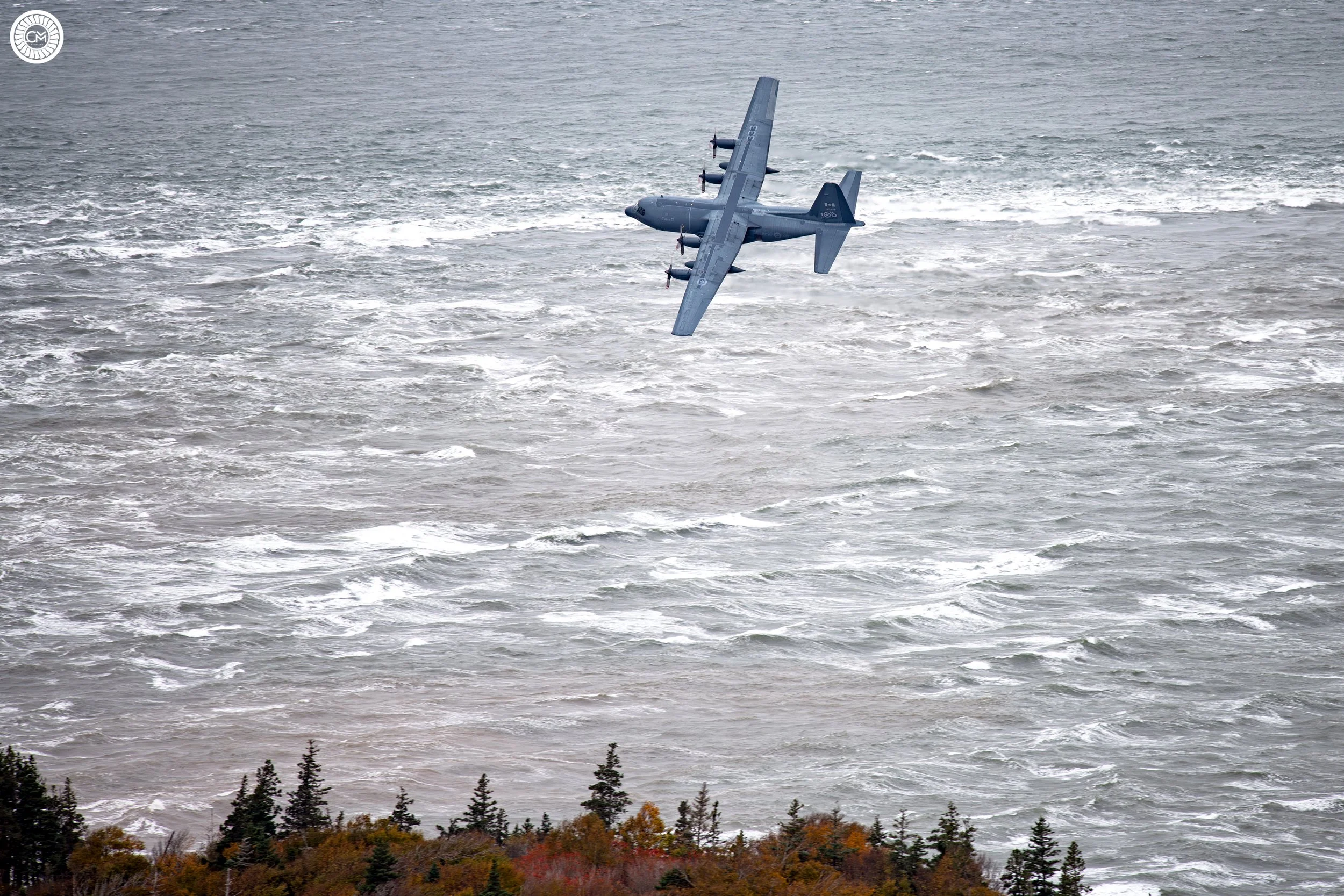 RCAF Royal Canadian Air Force Canada CFB Greenwood Nova Scotia 14 Wing 413 Squadron 413Sqn We Watch The Waves Tusker CC-130H Hercules CH-149 Cormorant CC-295 Kingfisher SAR Search and Rescue Atlantic Military Aviation Chris Melaisi 130333 C-130 Save