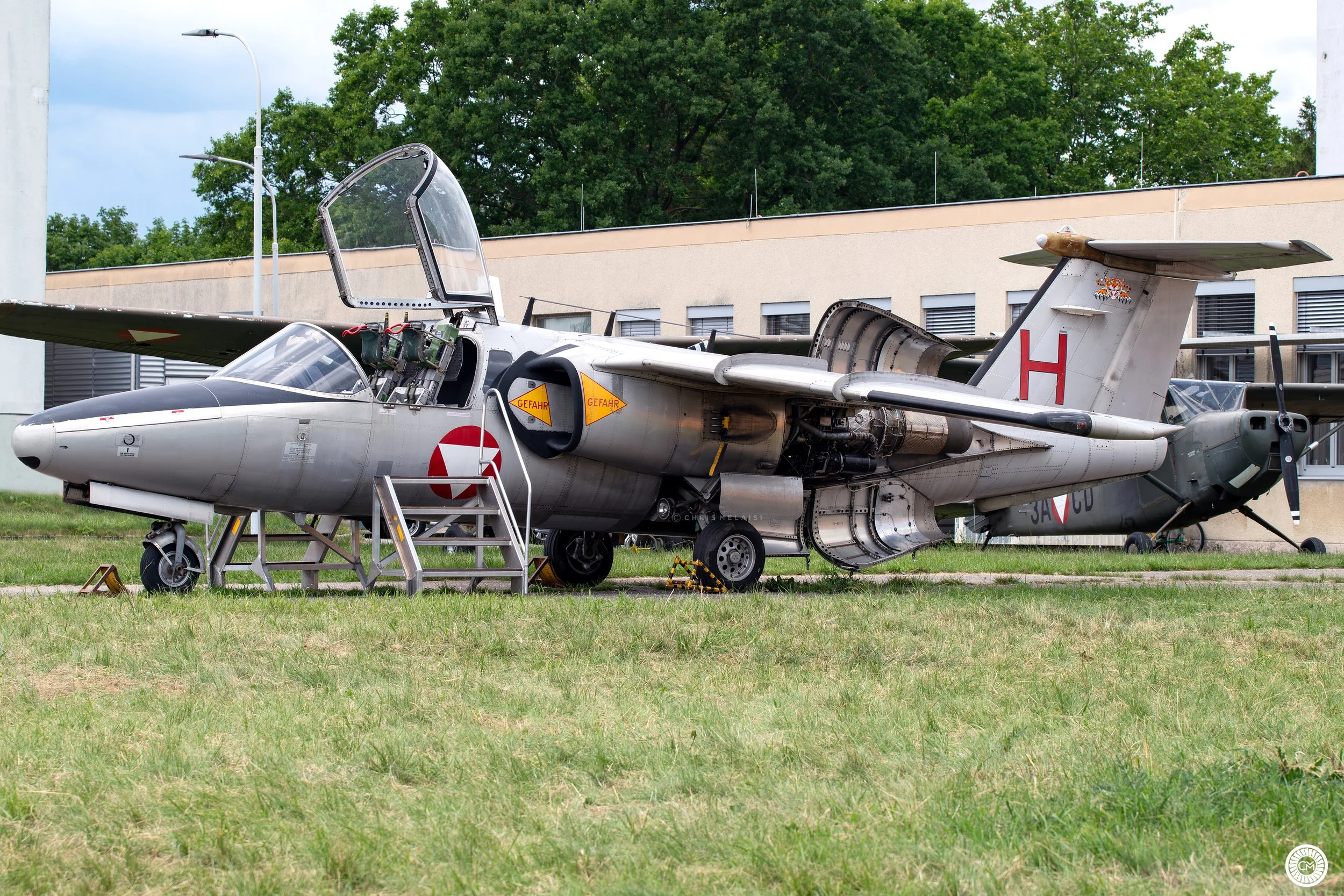 Austrian Air Force Aerospatiale Sud Aviation SA316 Alouette III Bundesheer Austria Alps Aigen im Ennstal Retirement Chris Melaisi Agusta AW169 S-70A AB-212 OH-58 Kiowa Base Visit Military Aviation  Saab 105 Langenlebarn