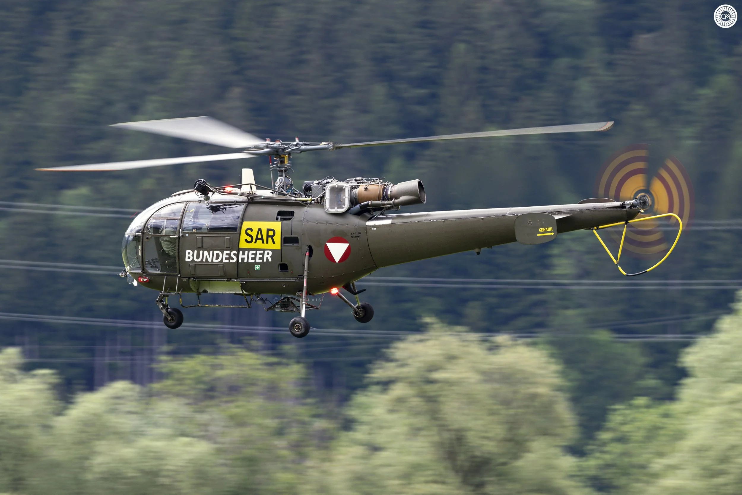 Austrian Air Force Aerospatiale Sud Aviation SA316 Alouette III Bundesheer Austria Alps Aigen im Ennstal Retirement Chris Melaisi Agusta AW169 S-70A AB-212 OH-58 Kiowa Base Visit Military Aviation  Saab 105 Langenlebarn