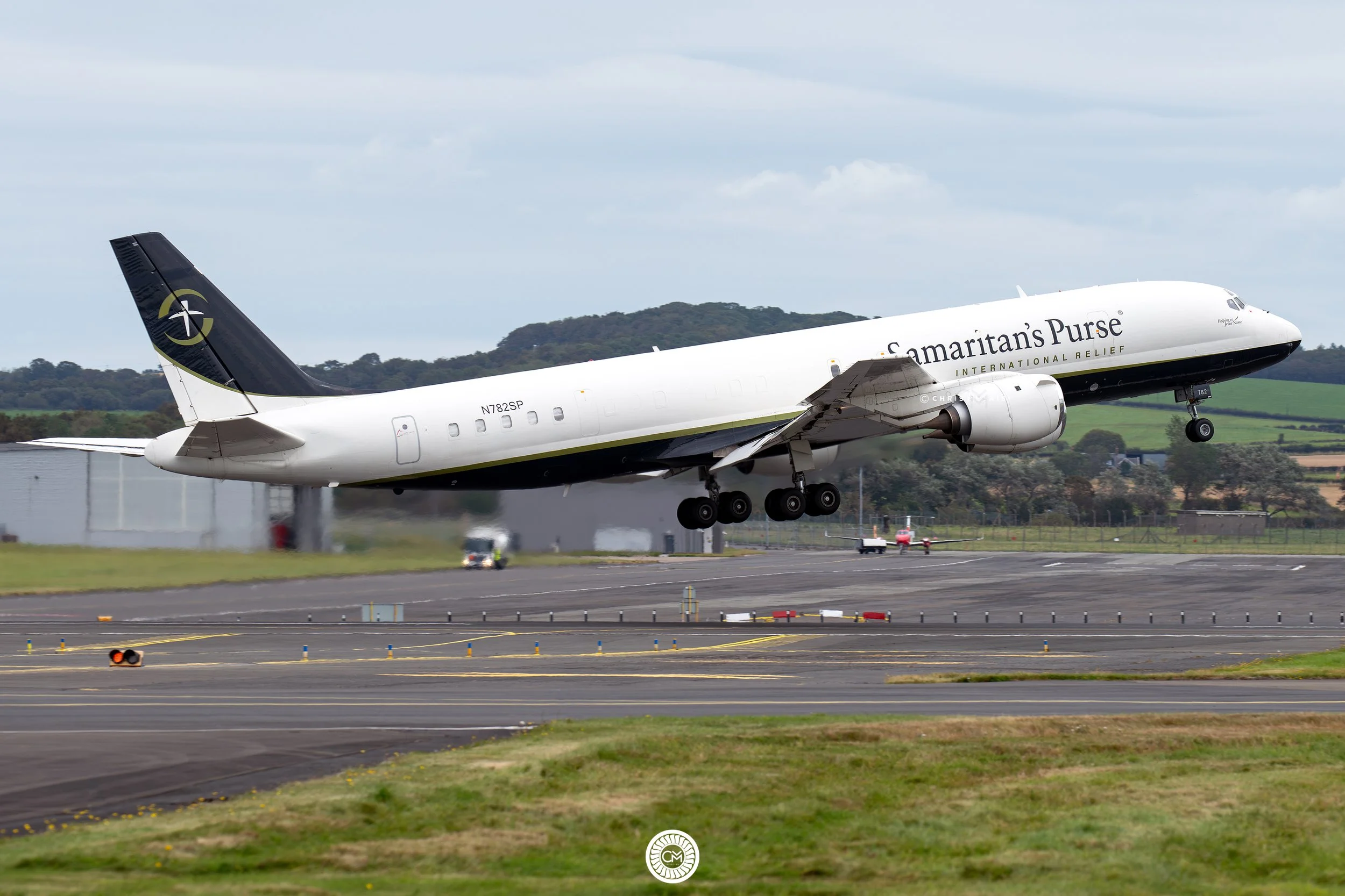 Samaritan's Purse Douglas DC-8 DC-8-72 N782SP Charity Organisation Humanitarian Aid Retirement 2025 Might NSP8 Prestwick Greensboro Airlift Response Last American Registered Chris Melaisi Andy Klischer Munn Ken Joe Proffitt