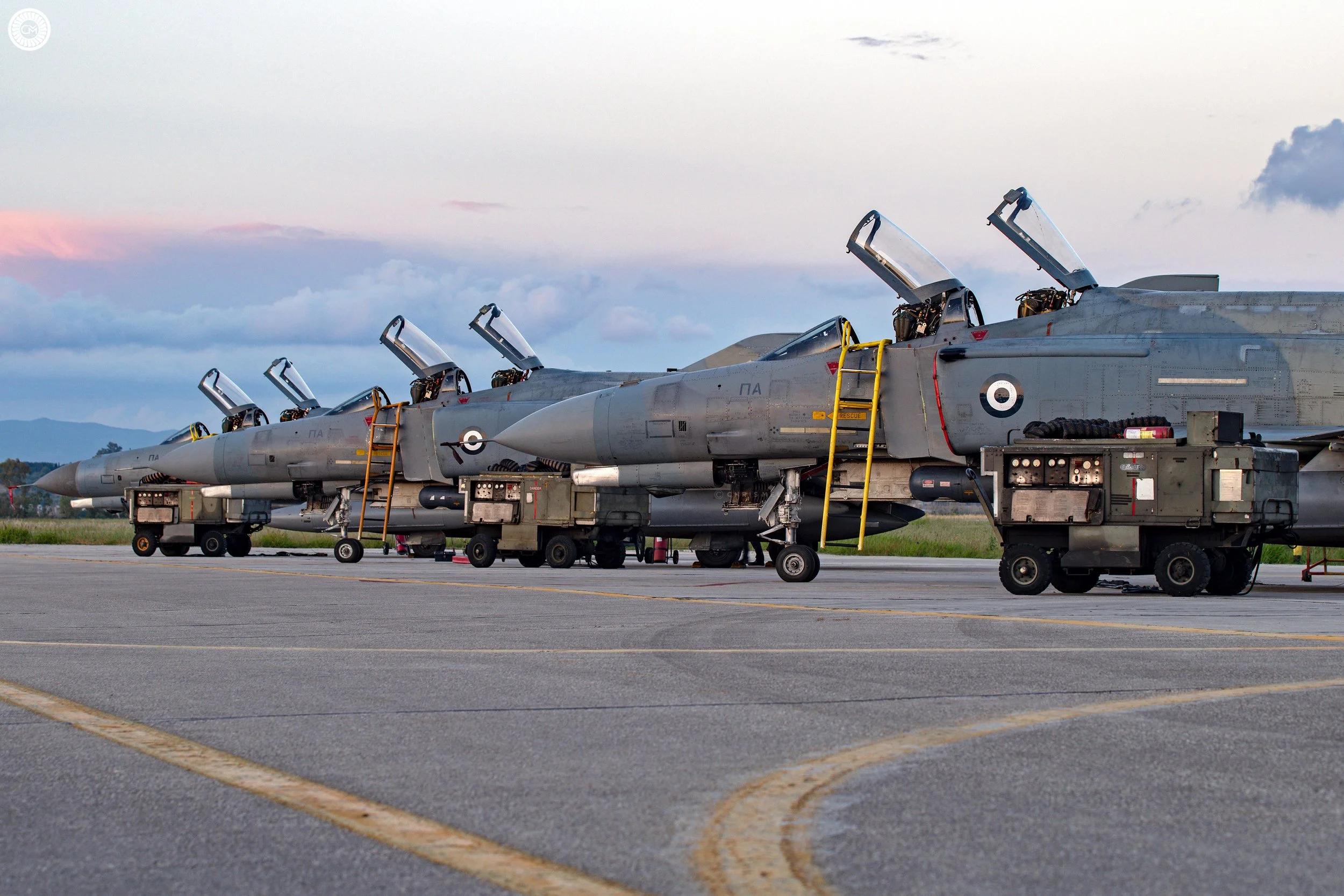 Hellenic Air Force Greek Greece 338 MDV Squadron 117th Combat Wing Andravida Western Greece McDonnell Douglas F-4E Phantom II Fighter Military Aviation Chris Melaisi Phancon 2025 Retirement Mr Spook Spooky